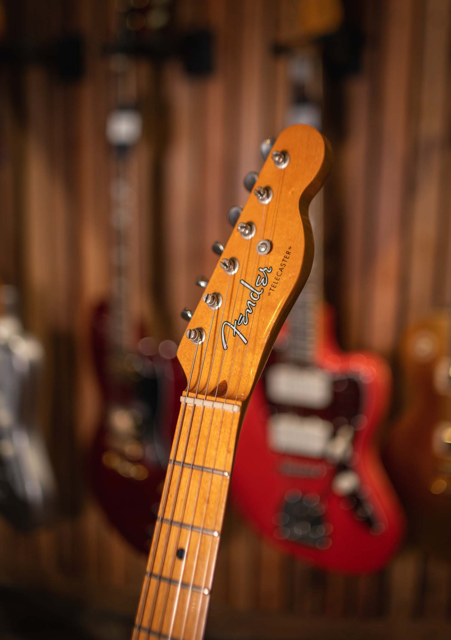 Fender American Vintage 52 Telecaster Butterscotch blonde usada año 1982 - Guitarra eléctrica