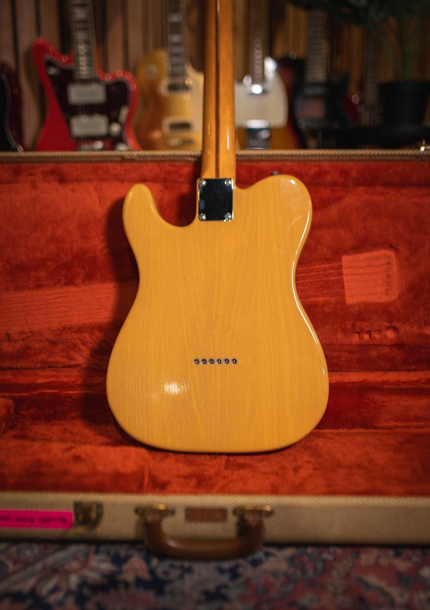 Fender American Vintage 52 Telecaster Butterscotch blonde usada año 1982 - Guitarra eléctrica