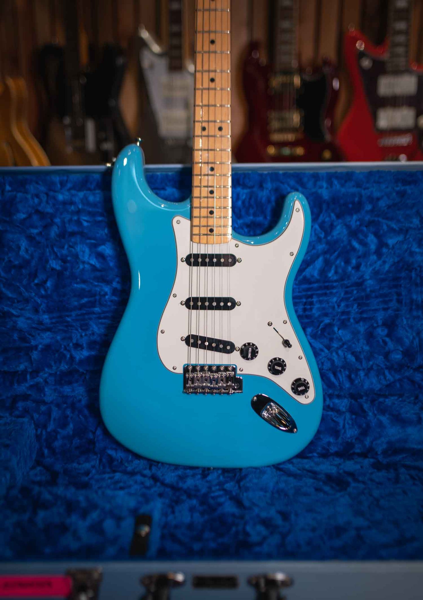 Fender Limited International Color Stratocaster Made in Japan Maui blue, semi nueva año 2023 - Guitarra eléctrica