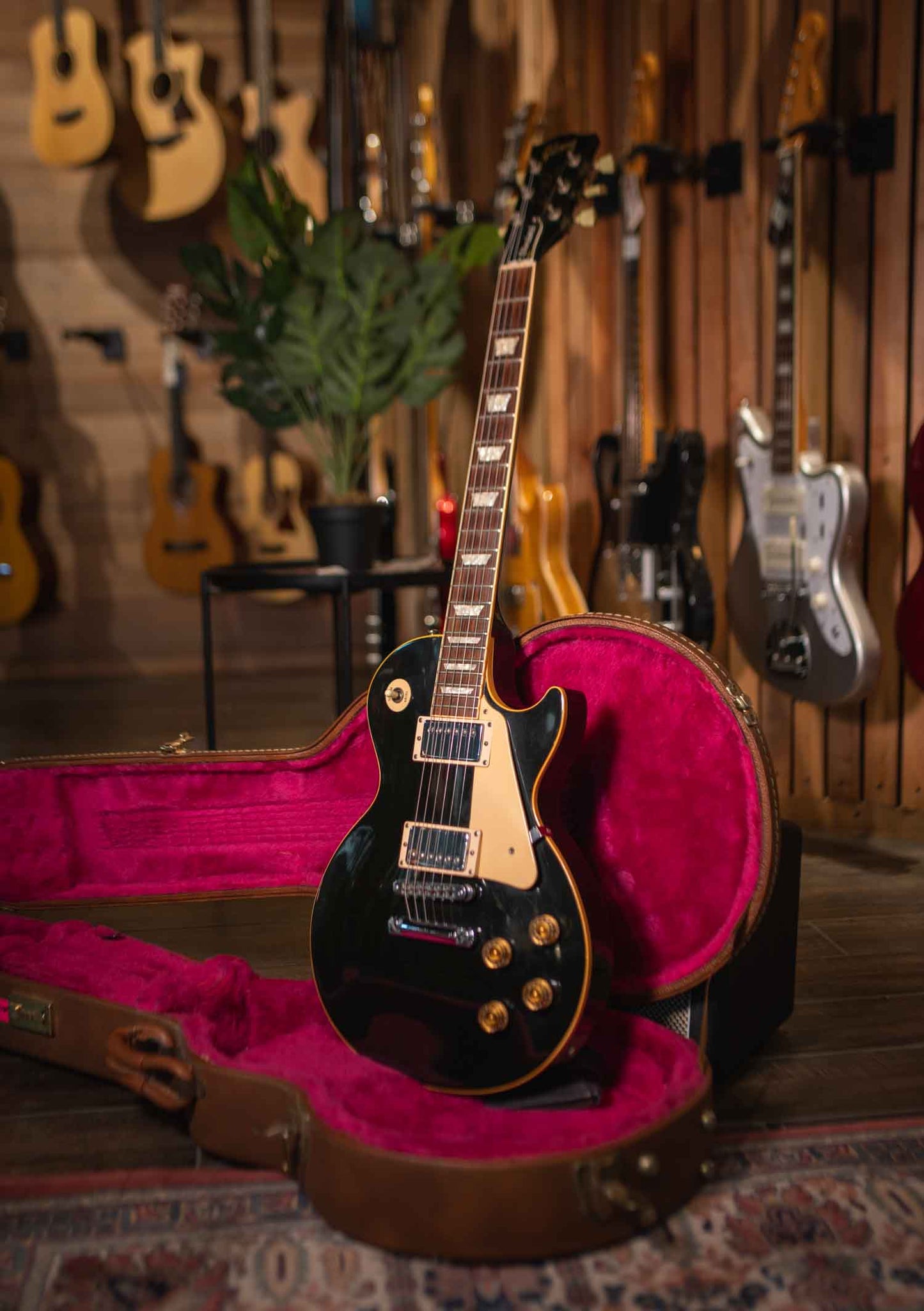 Gibson Les Paul Standard Ebony Made in USA, usado año 1995 - Guitarra eléctrica