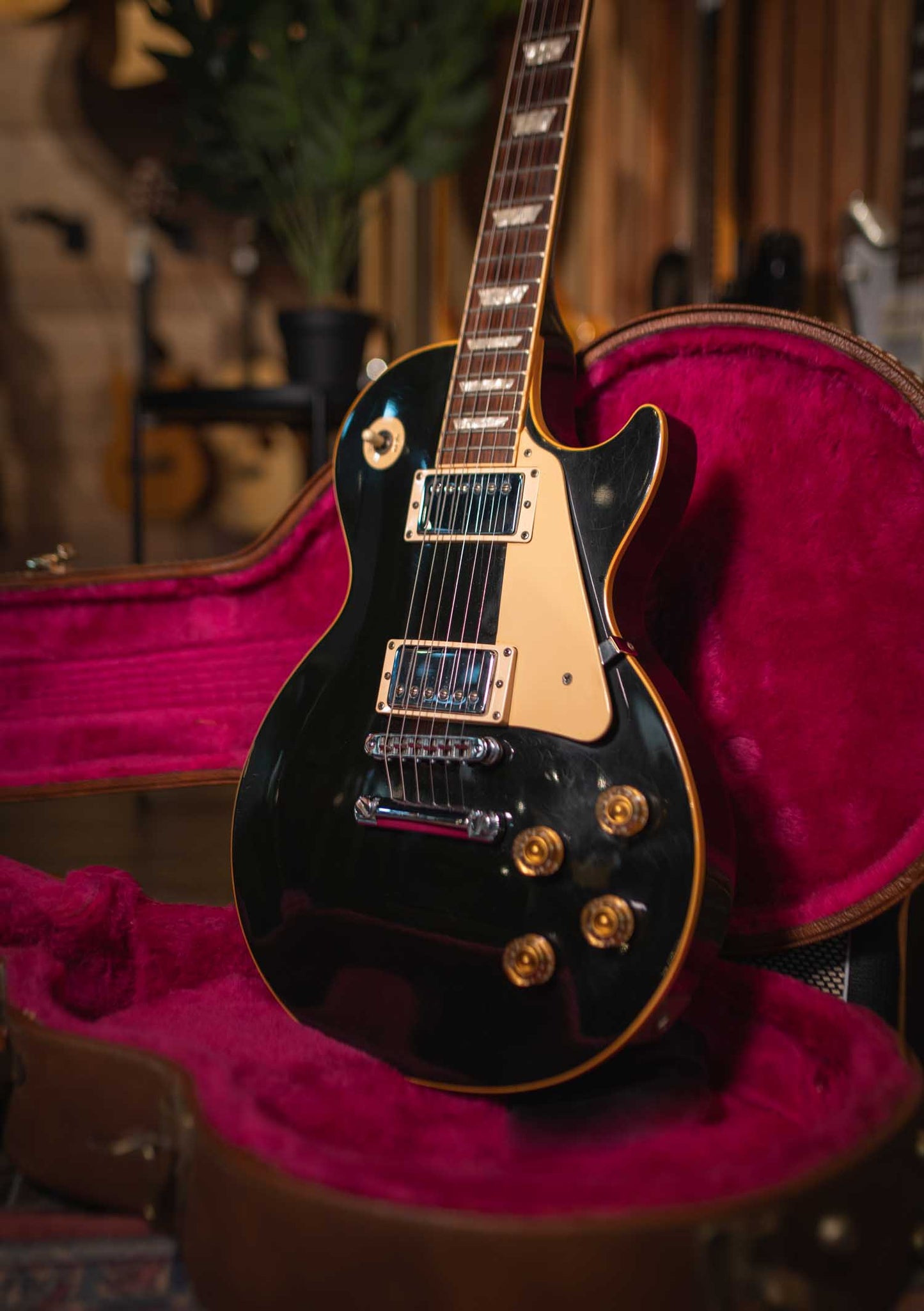 Gibson Les Paul Standard Ebony Made in USA, usado año 1995 - Guitarra eléctrica