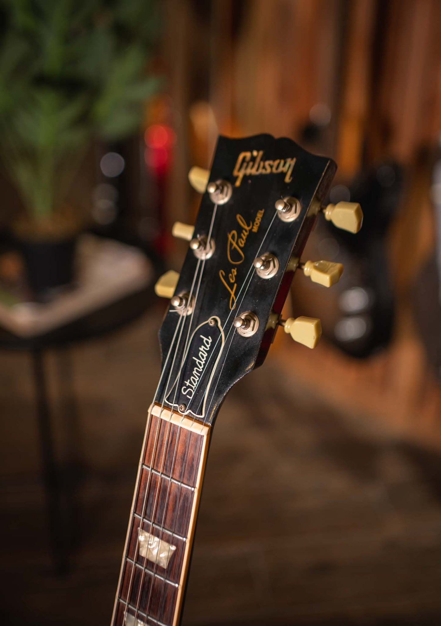 Gibson Les Paul Standard Ebony Made in USA, usado año 1995 - Guitarra eléctrica