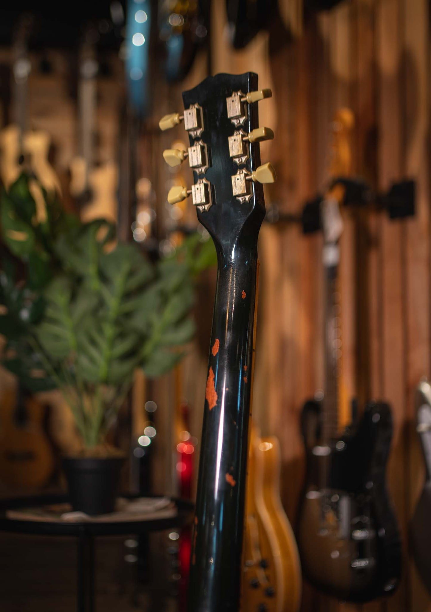 Gibson Les Paul Standard Ebony Made in USA, usado año 1995 - Guitarra eléctrica