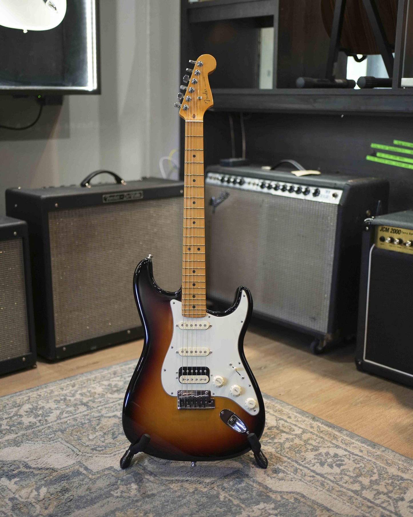 Fender American Ultra Stratocaster® HSS Ultraburst año 2020 - Guitarra eléctrica