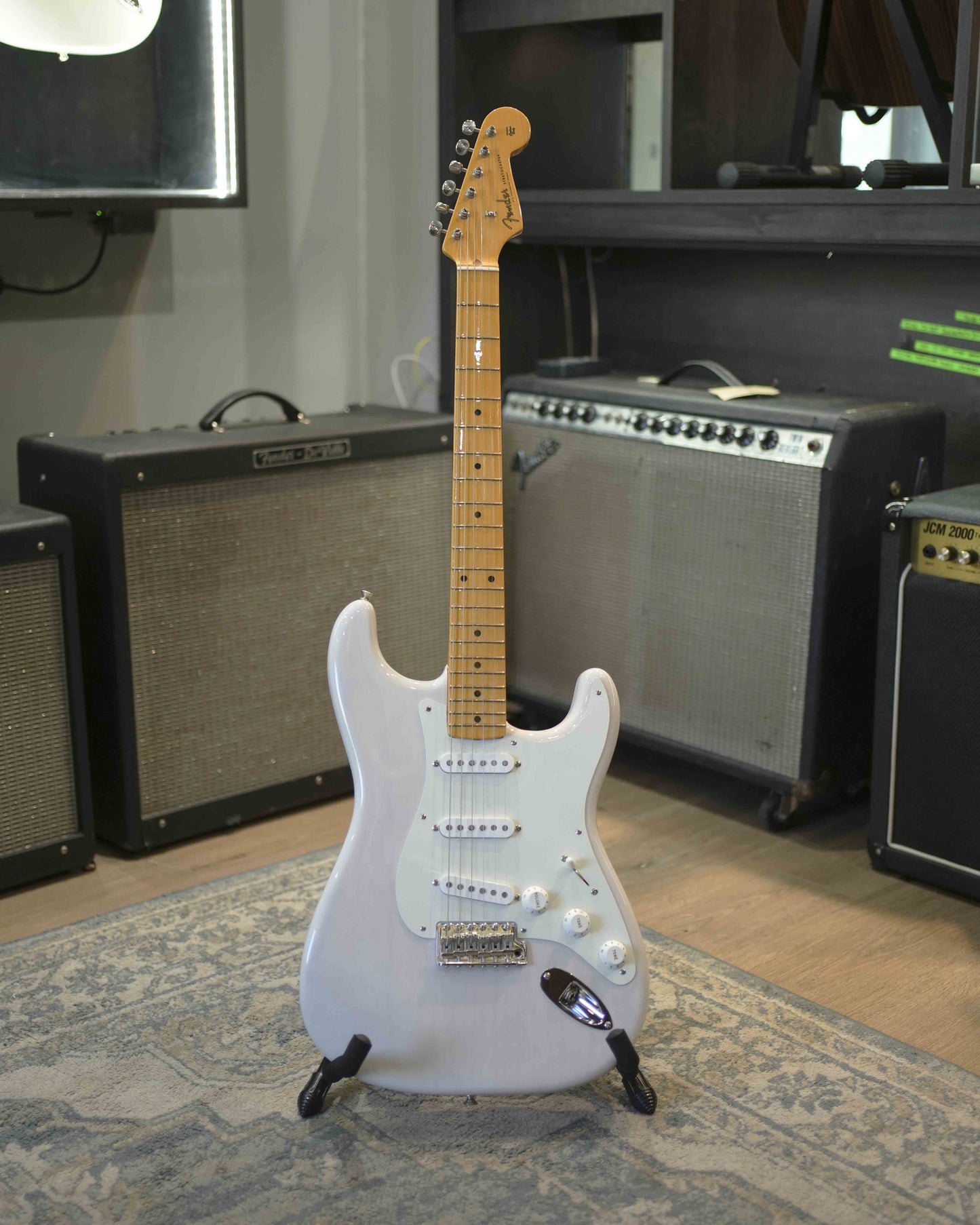 Fender American Original '50s Stratocaster® año 2020 White Blonde - Guitarra eléctrica