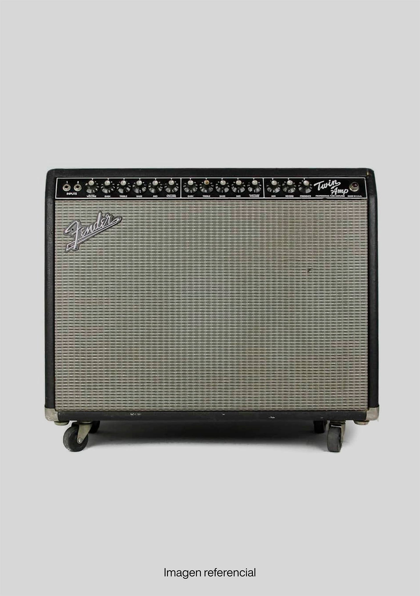Fender 94 Twin Amp 2x12 usado año 1998 (incluye funda) - Amplificador de guitarra