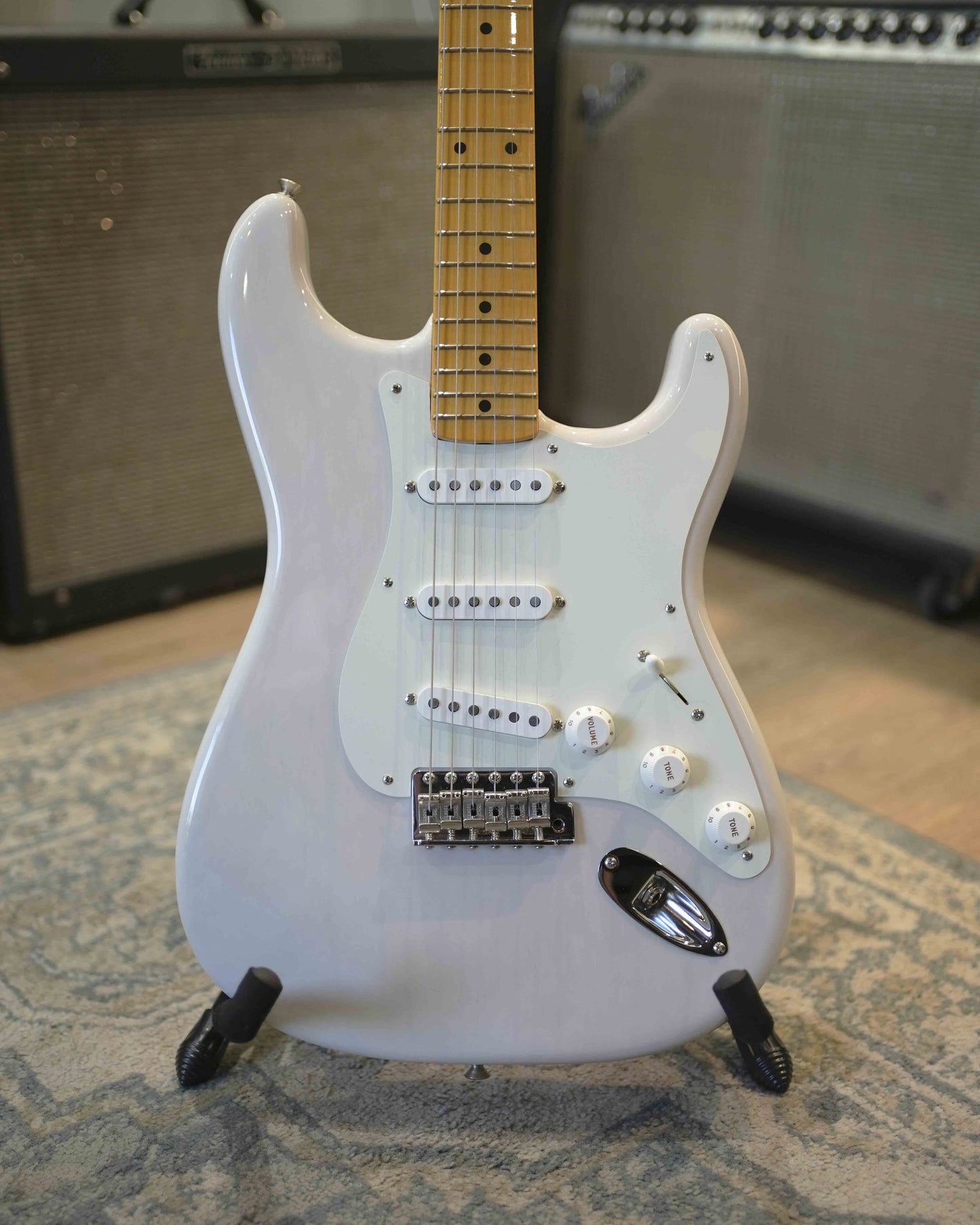 Fender American Original '50s Stratocaster® año 2020 White Blonde - Guitarra eléctrica