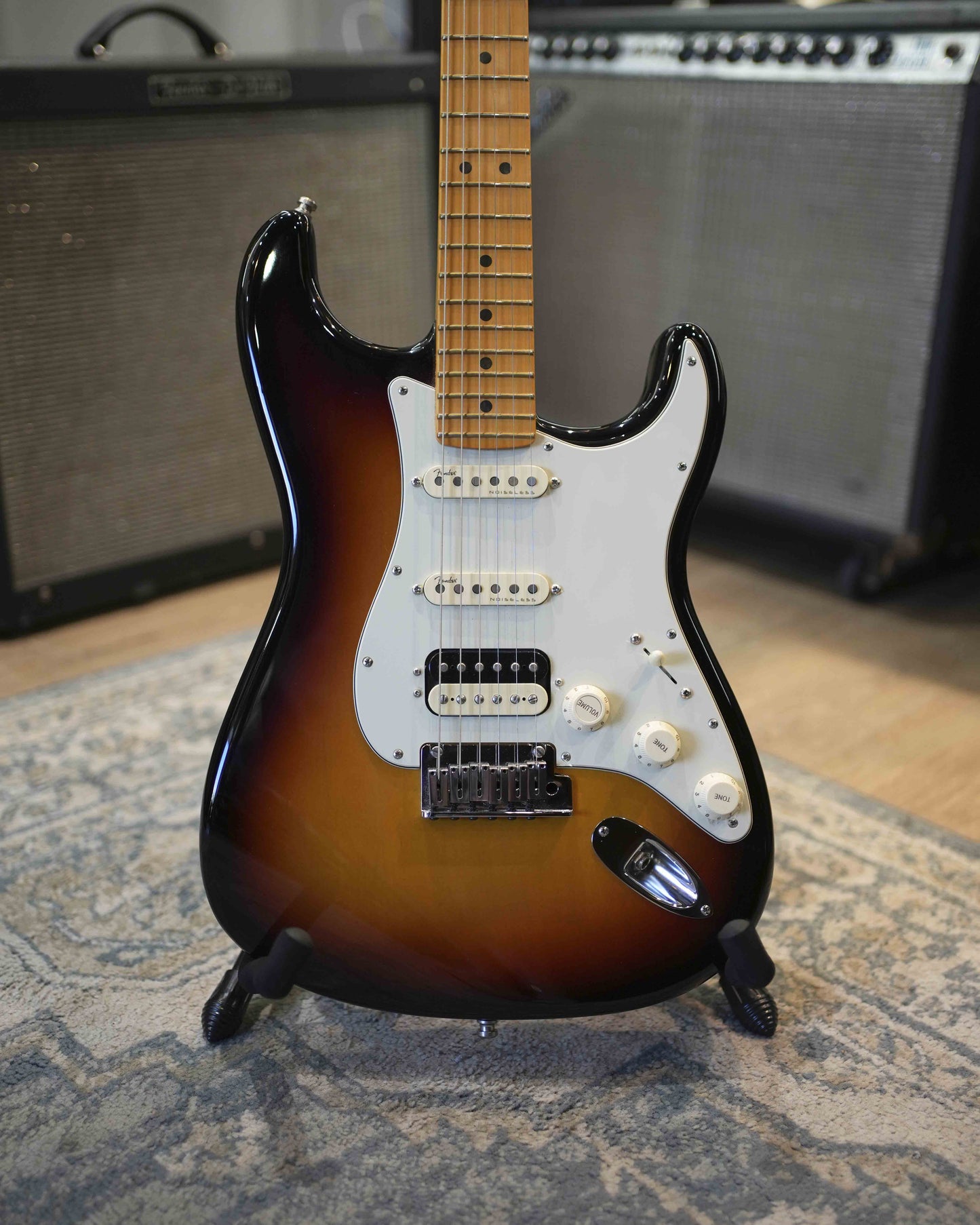 Fender American Ultra Stratocaster® HSS Ultraburst año 2020 - Guitarra eléctrica