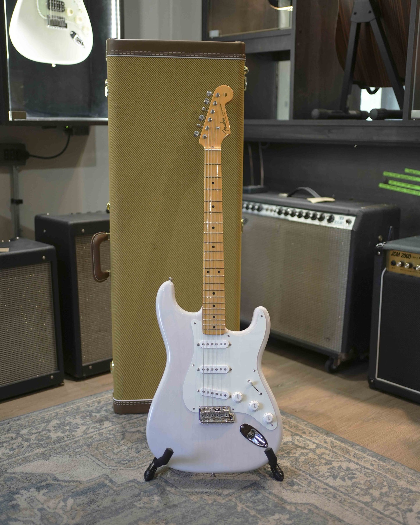 Fender American Original '50s Stratocaster® año 2020 White Blonde - Guitarra eléctrica