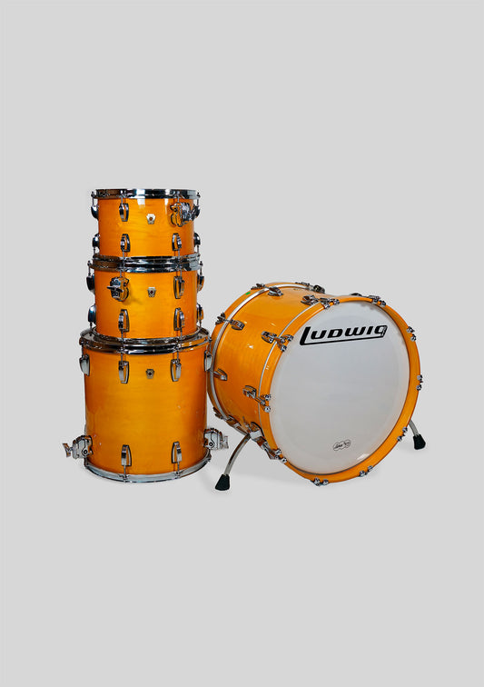 Ludwig Classic Maple usada 22, 12, 13, 16 Shell Pack - Batería acústica