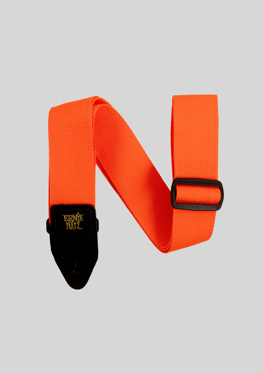 Correa guitarra o bajo Ernie Ball Orange & Black Polypro P05353