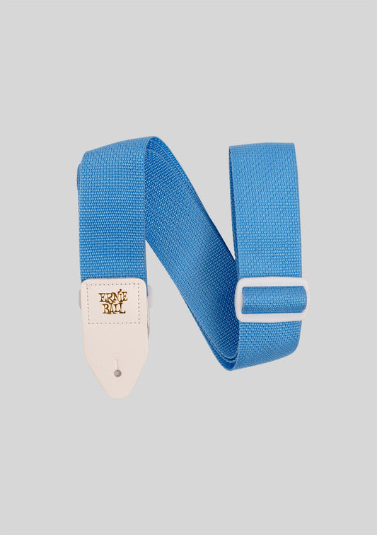 Correa guitarra o bajo Ernie Ball Soft Blue & White Polypro P05348