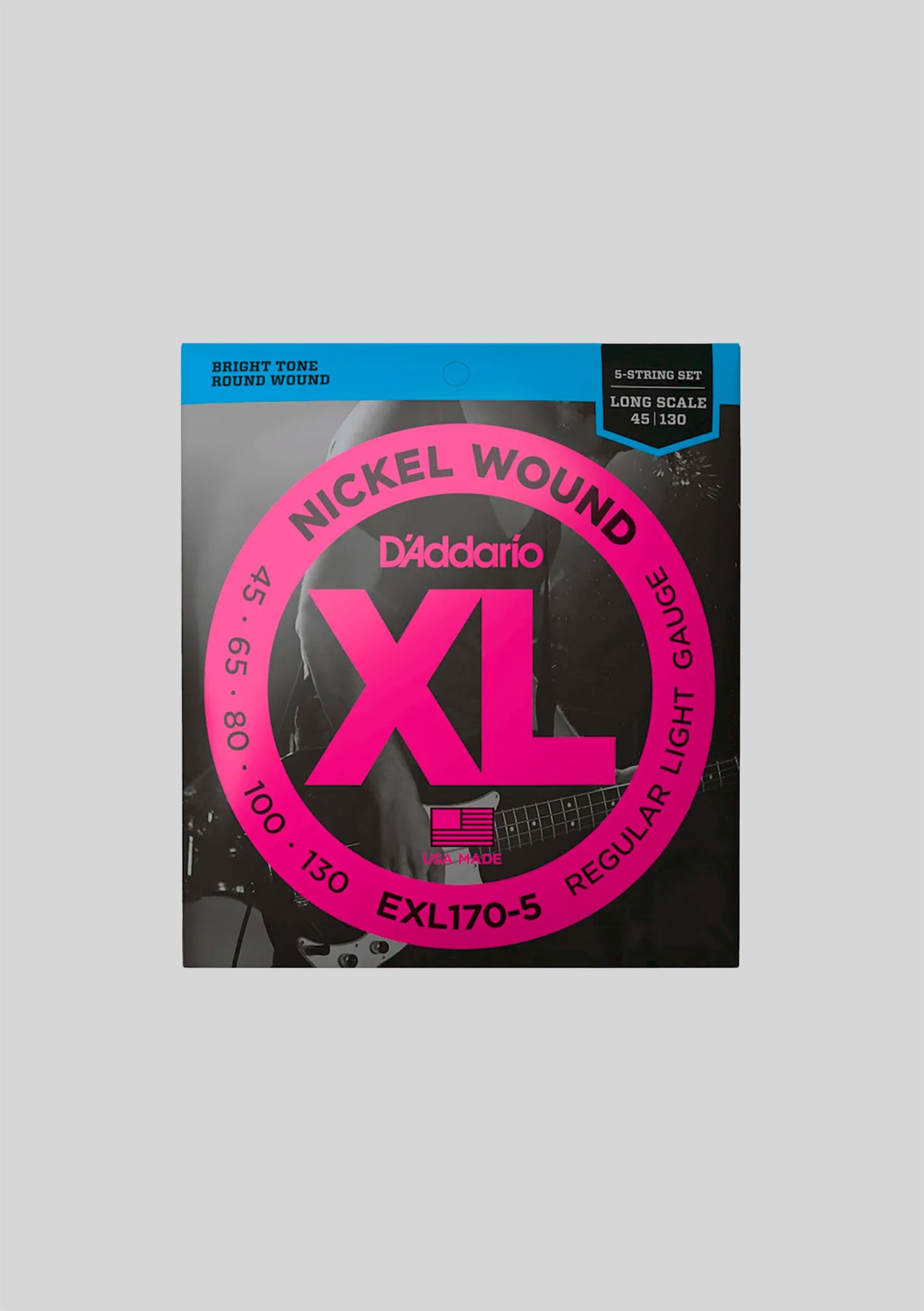 Cuerdas Bajo Eléctrico Daddario EXL170-5 5 cuerdas 45-130