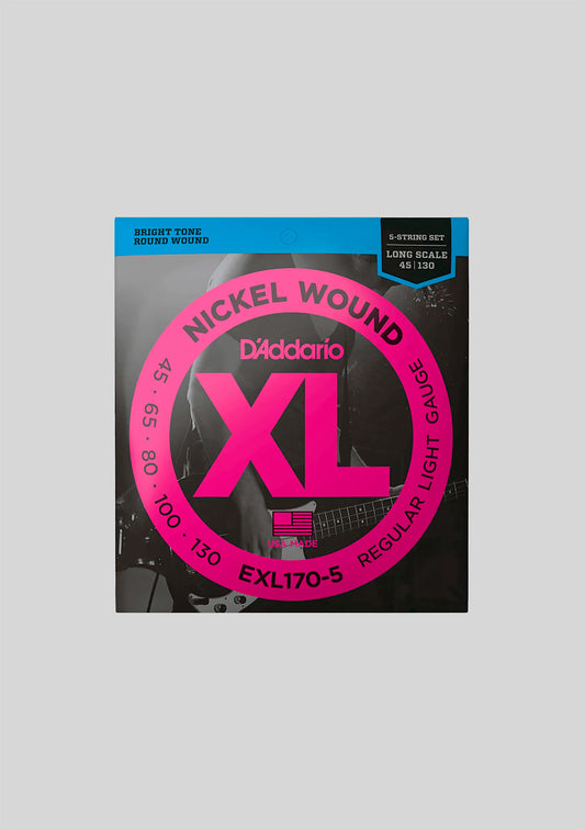Cuerdas Bajo Eléctrico Daddario EXL170-5 5 cuerdas 45-130