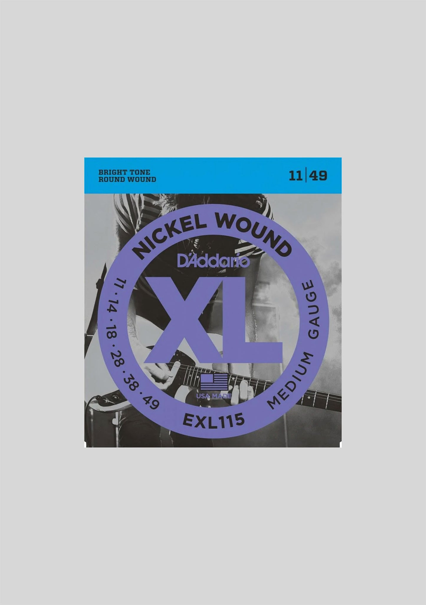 Cuerdas Guitarra Electrica Daddario EXL115 11-49