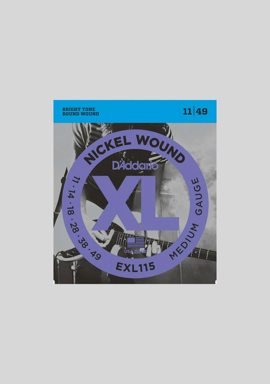Cuerdas Guitarra Electrica  Daddario EXL115 11-49