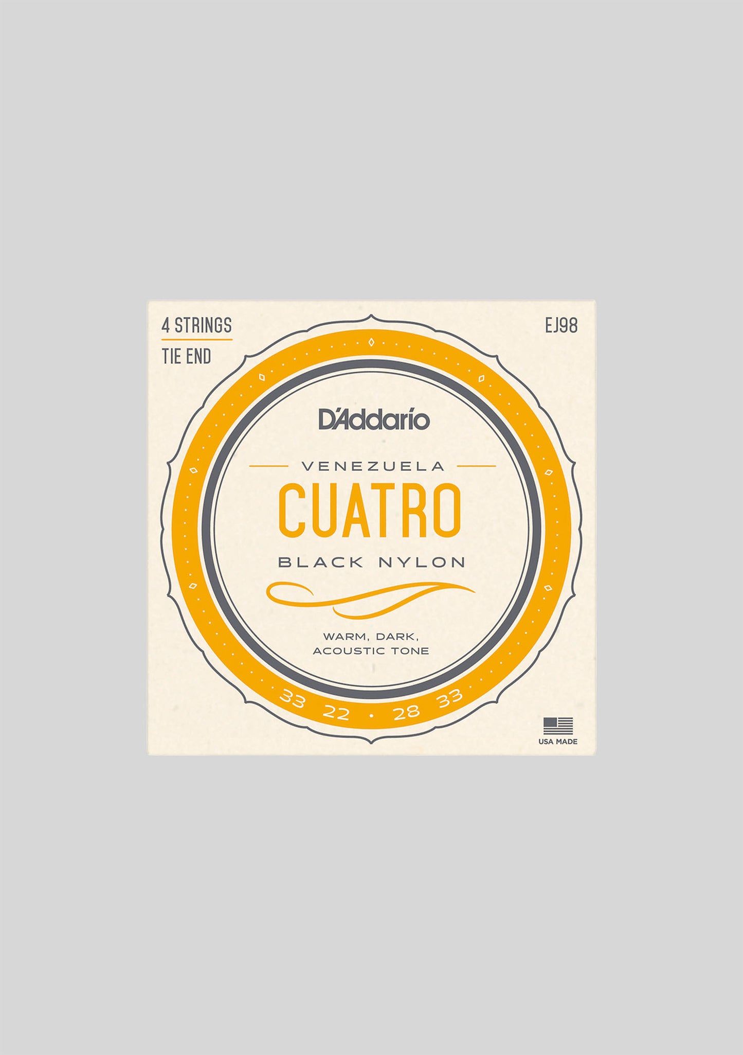 Cuerdas cuatro venezolano Daddario EJ99