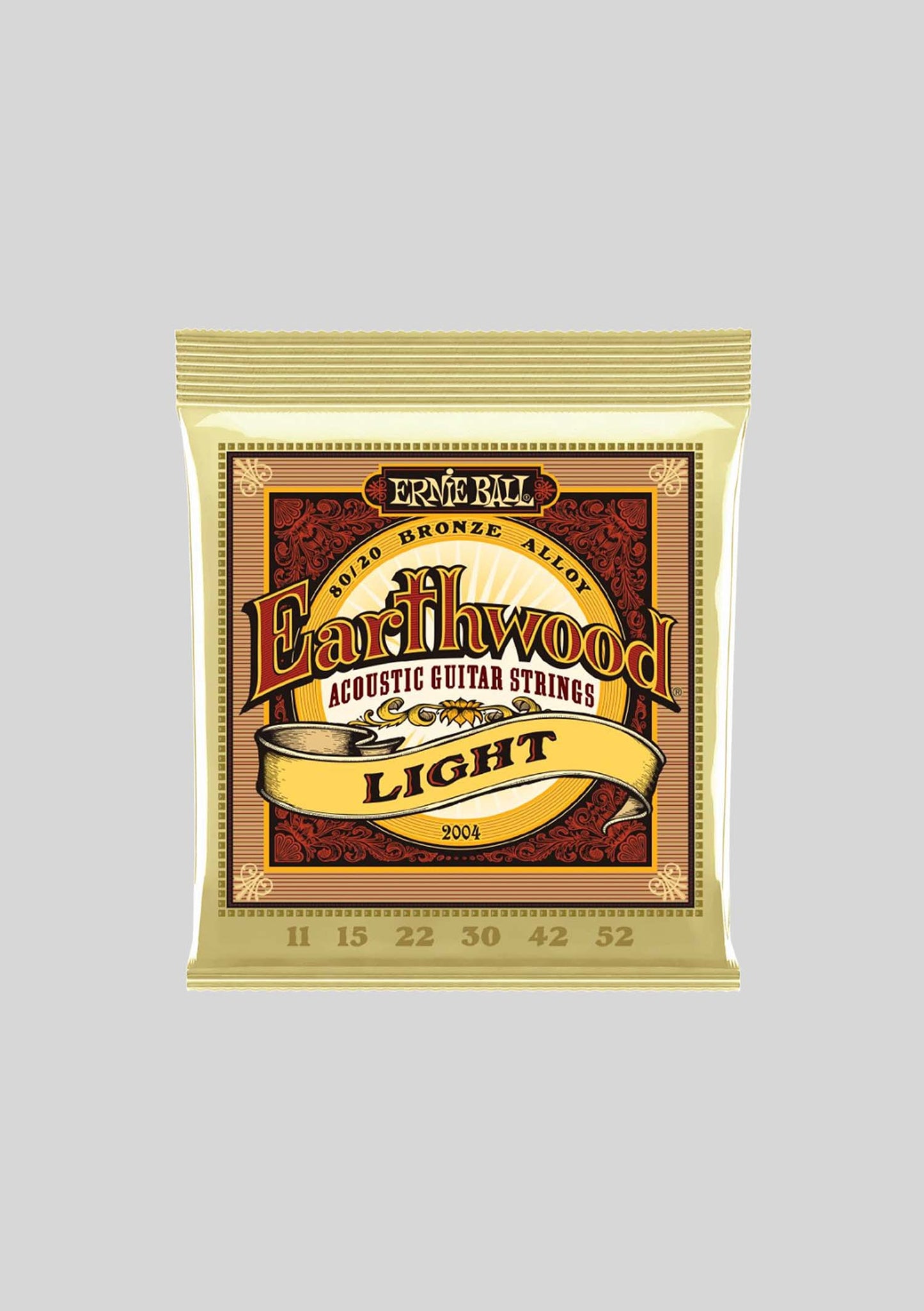 Cuerdas guitarra acústica Ernie Ball Earthwood Light 11-52 Bronze P02004