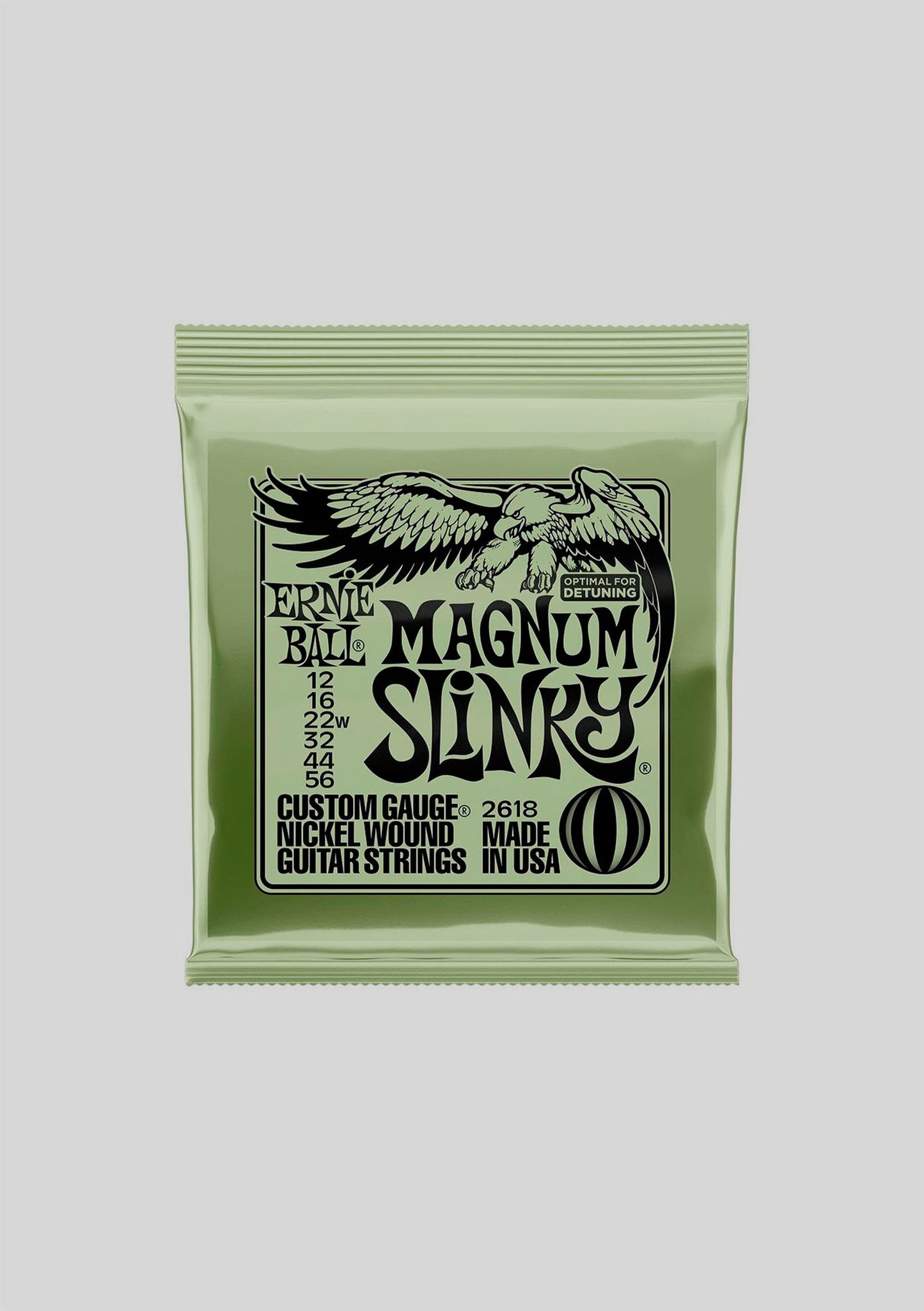 Cuerdas guitarra eléctrica Ernie Ball Magnum Slinky 12-56 P02619