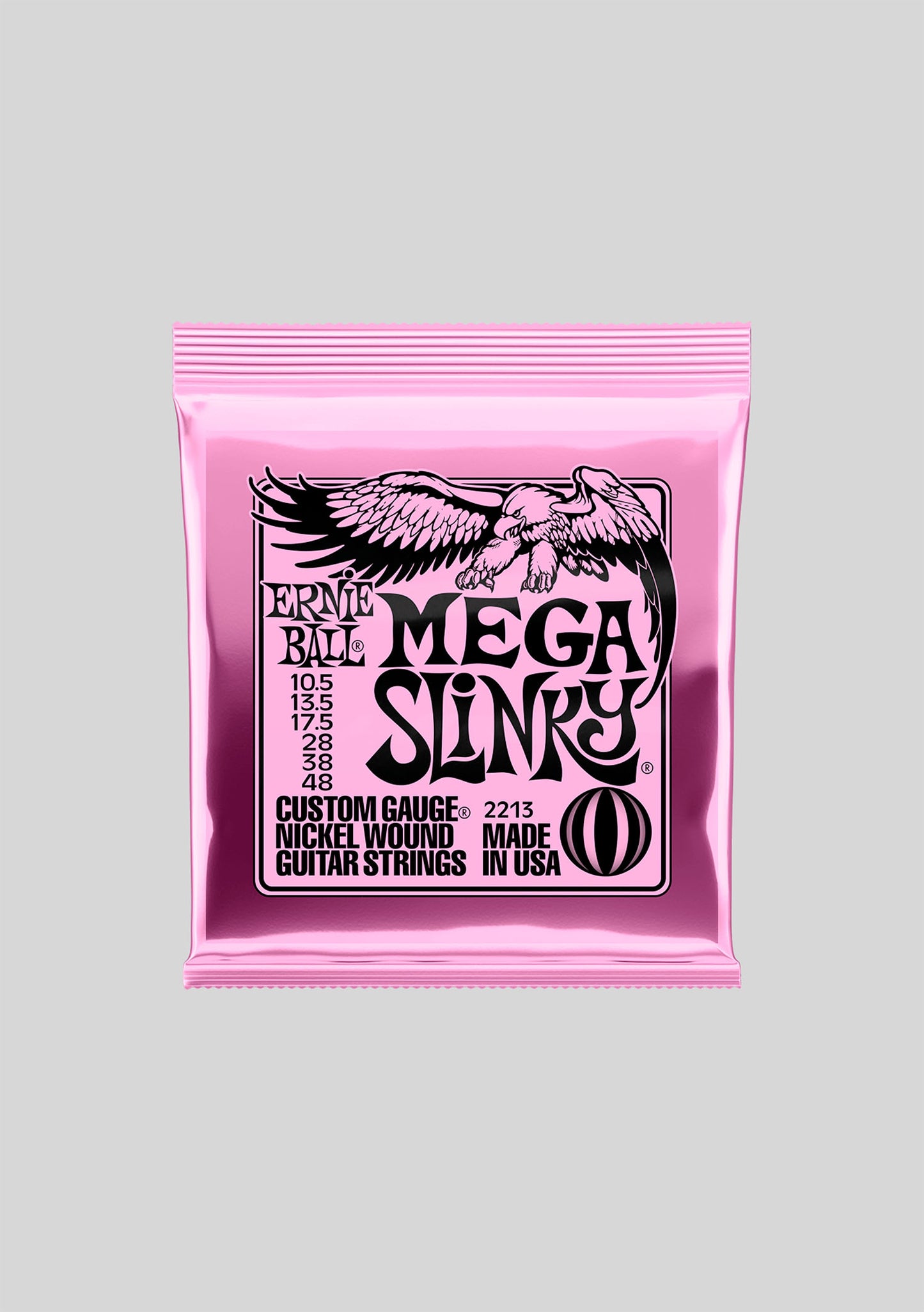 Cuerdas guitarra eléctrica Ernie Ball Mega Slinky Nickel Wound 10.5-48 P02213