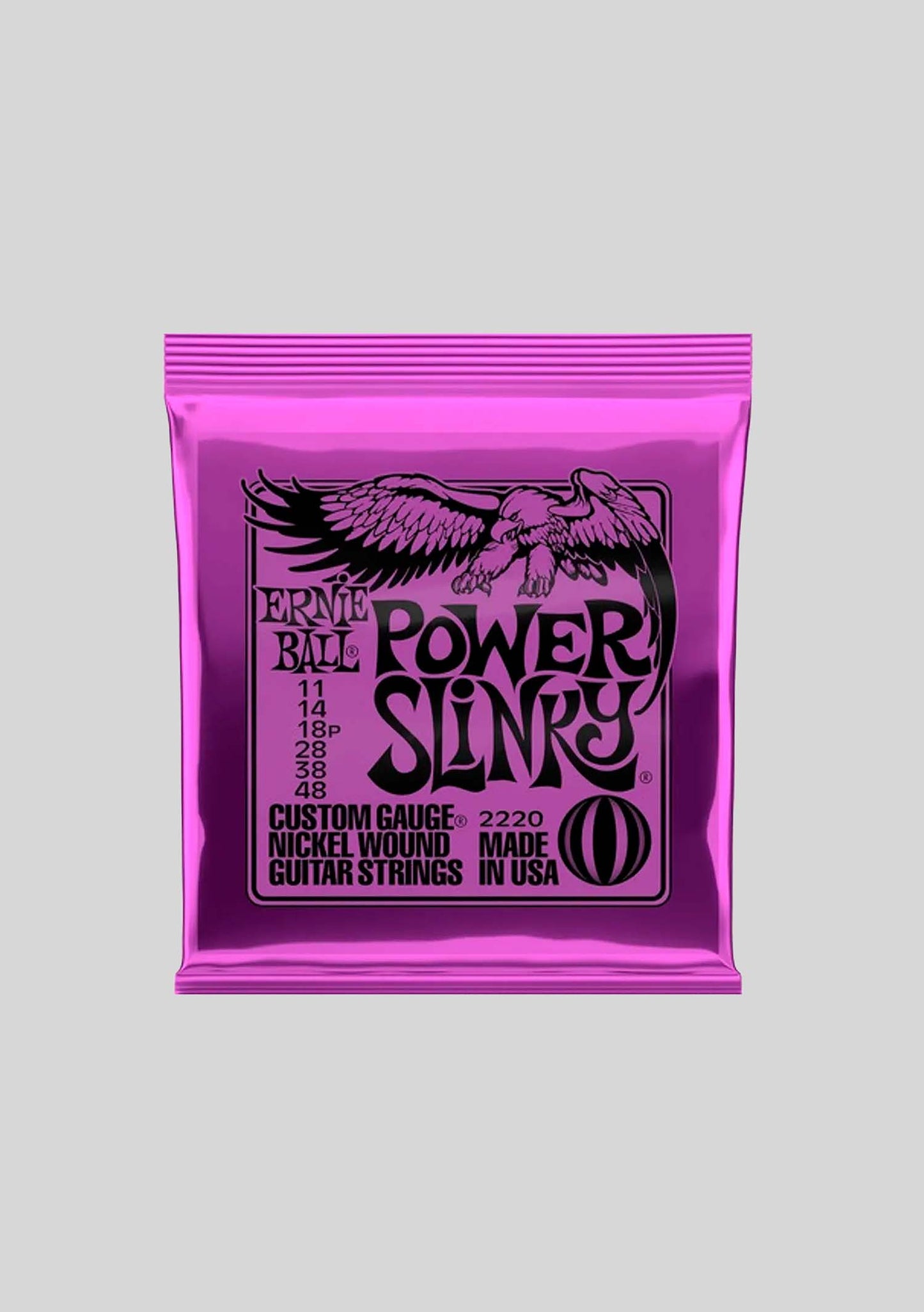 Cuerdas guitarra eléctrica Ernie Ball Power Slinky 11-48 P02220