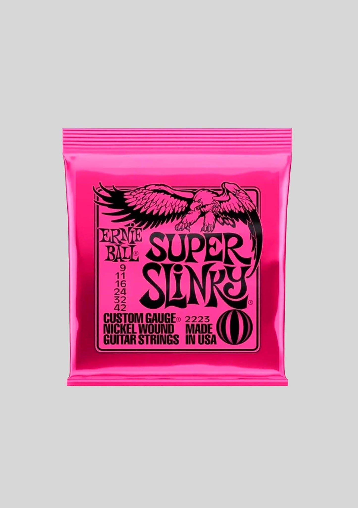 Cuerdas guitarra eléctrica Ernie Ball Super Slinky 9-42 P02223