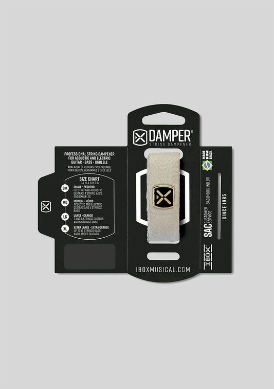 DAMPER Poliéster logo metálico GRIS DTMD19
