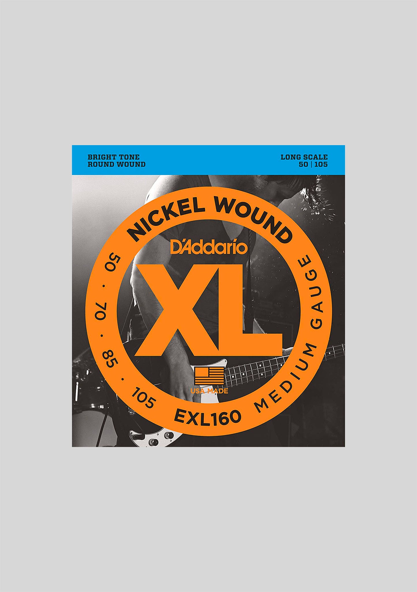 Cuerdas bajo eléctrico D'addario 50-105 EXL160
