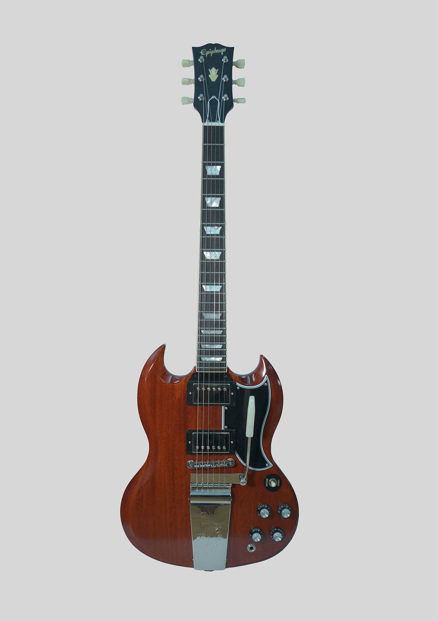 Epiphone 1964 SG Standard Reissue Cherry Red Cherry Red semi nuevo año 2024 (incluye hardcase) - Guitarra eléctrica