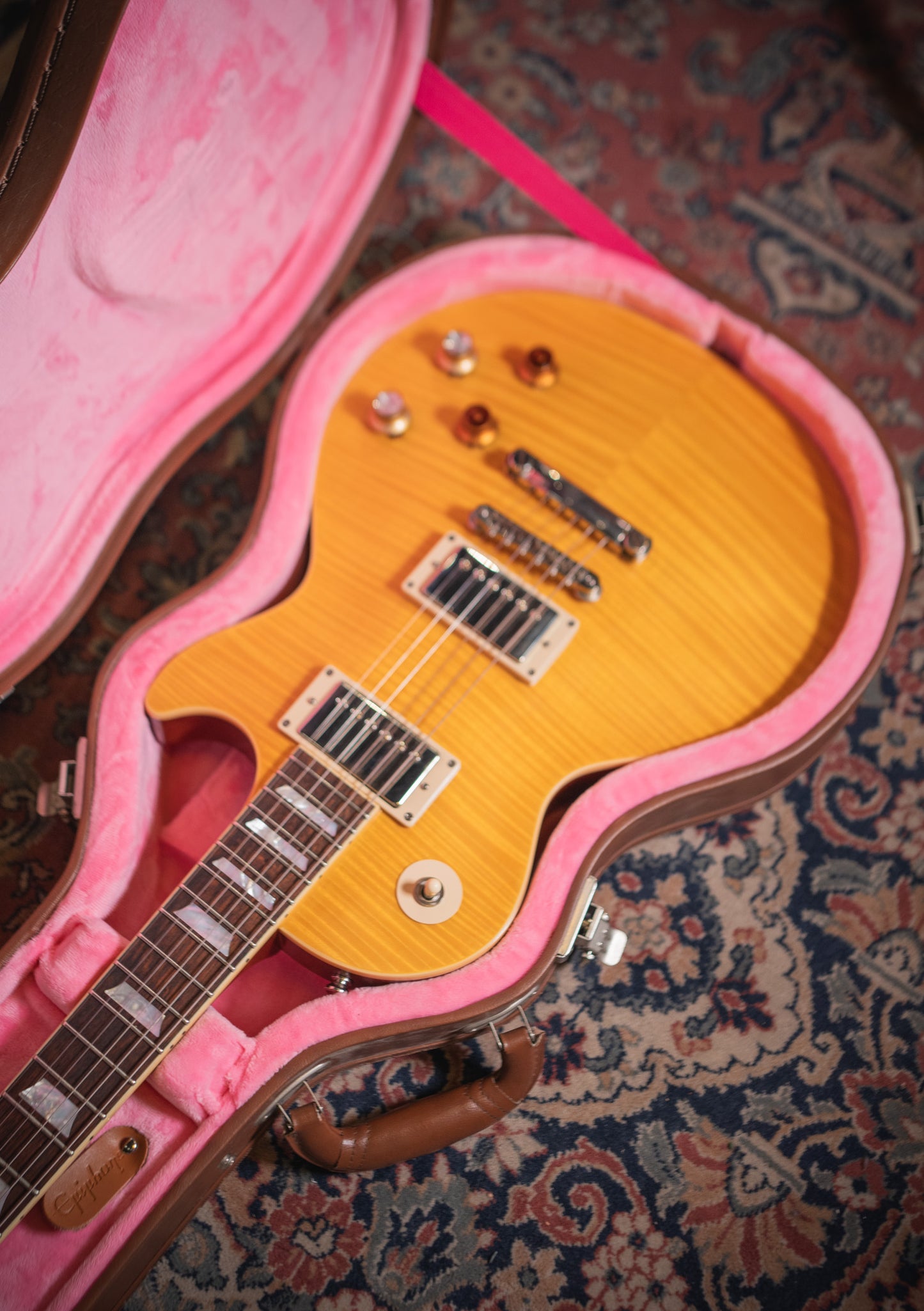 Epiphone Kirk Hammett Greeny 1959 Les Paul Standard Greeny Burst usada año 2023 - Guitarra eléctrica