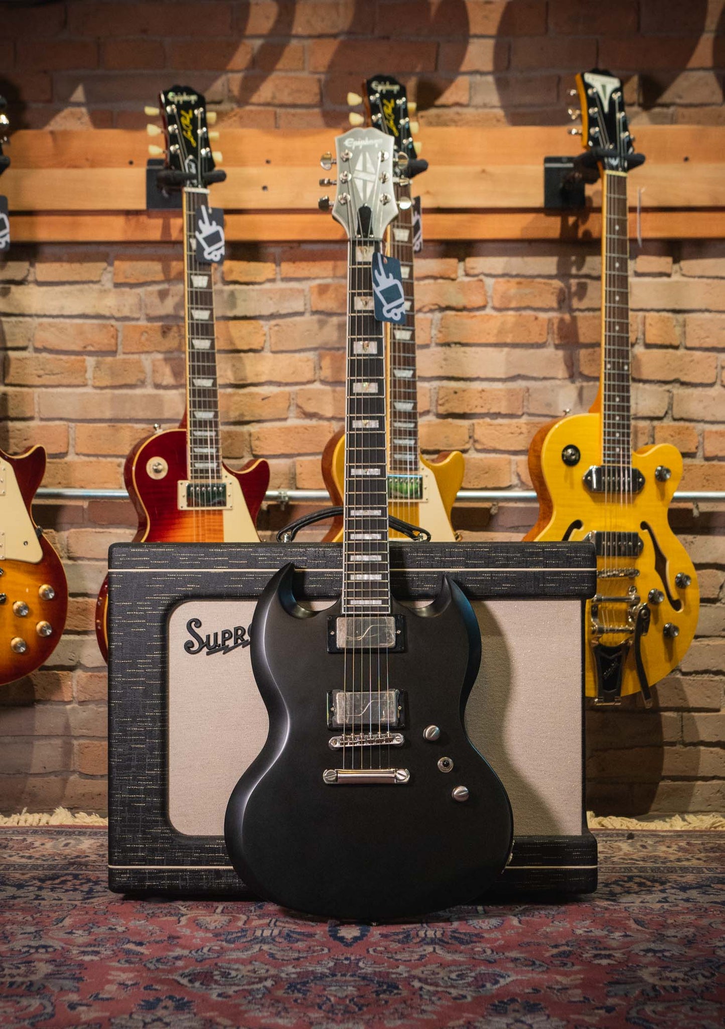 Epiphone SG Prophecy Black Aged Gloss - Guitarra eléctrica