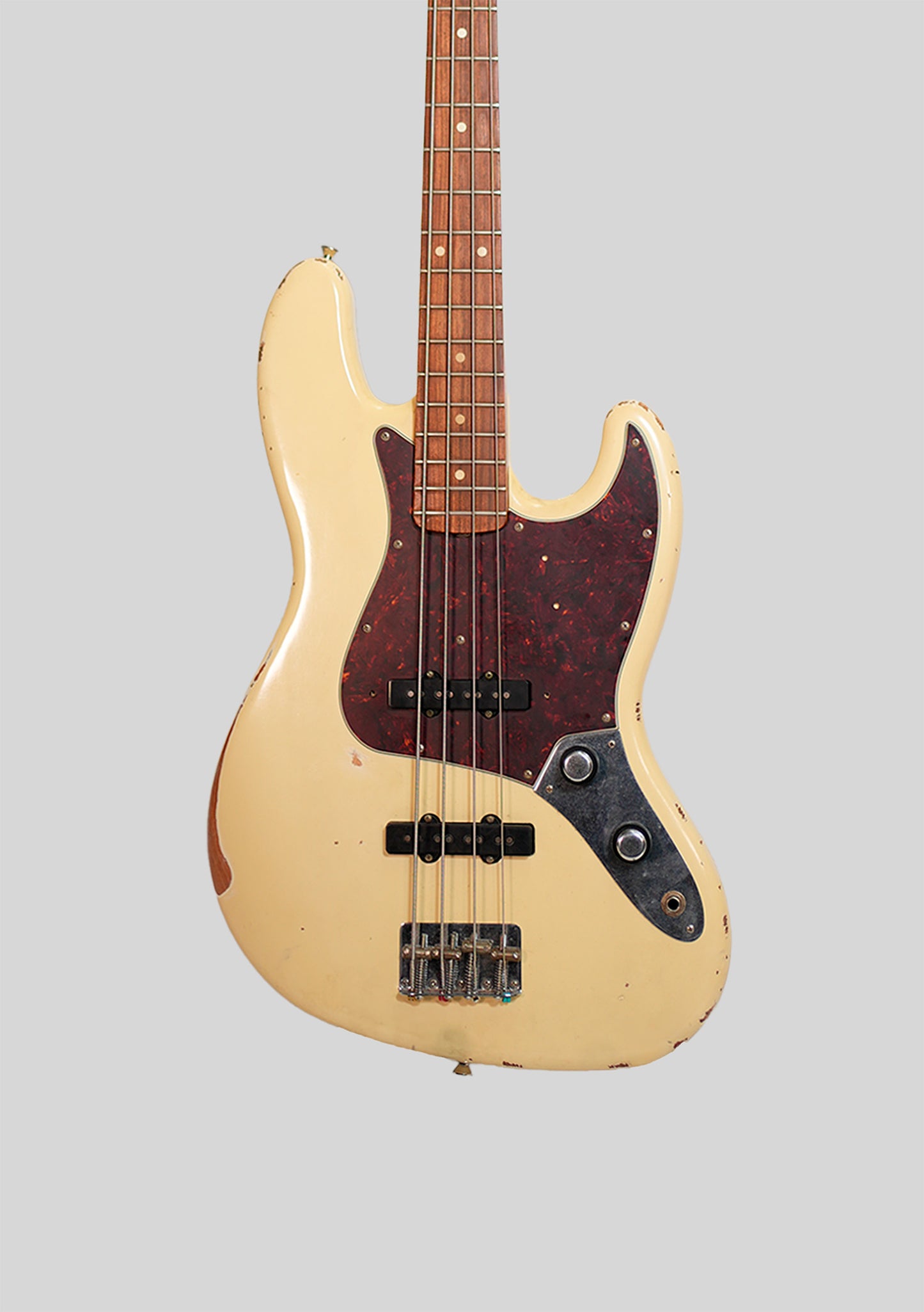 Fender 60th Anniversary Road Worn Jazz Bass usado año 2020 Olympic White (incluye Soft case Mono) - Bajo eléctrico