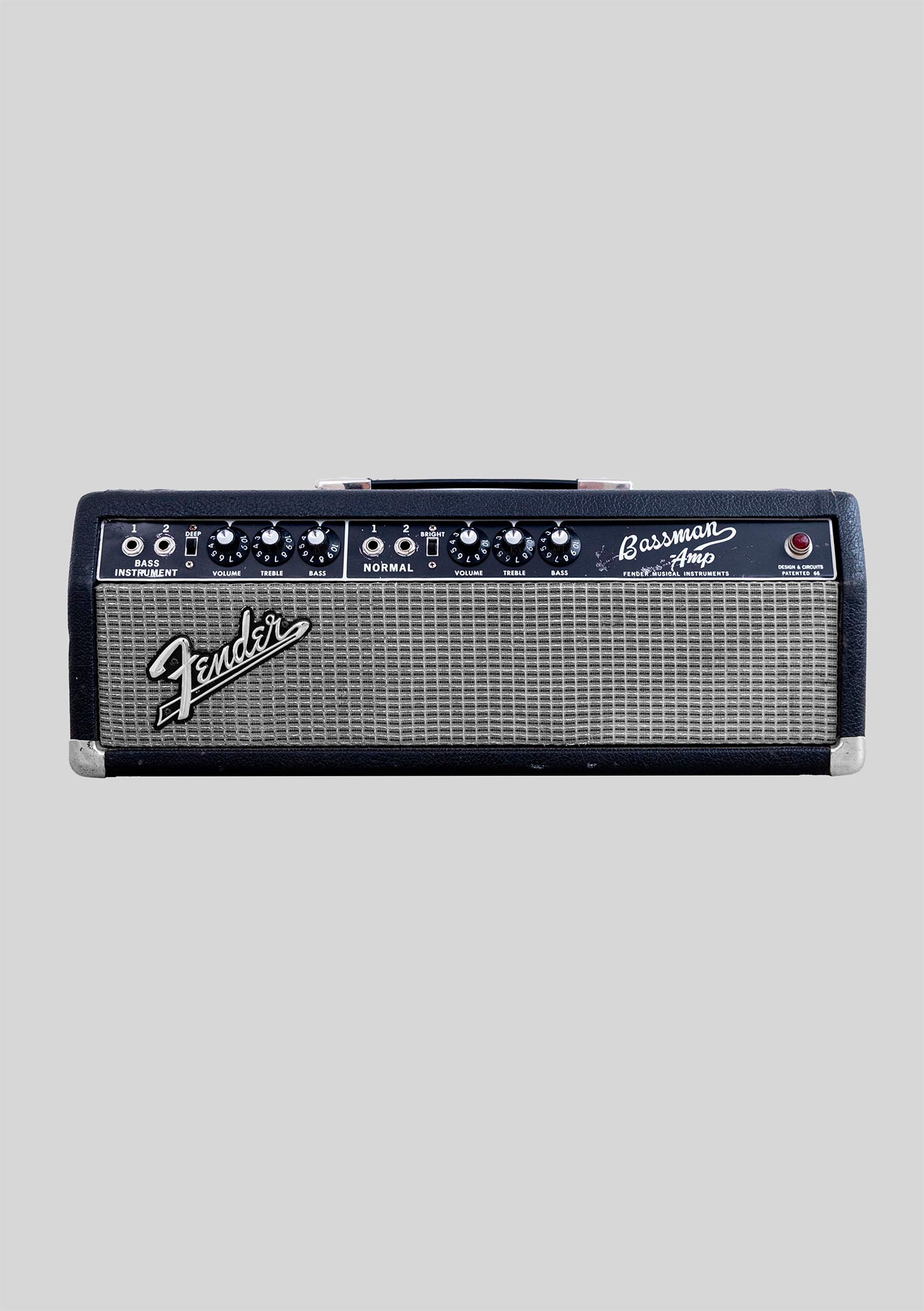 Fender Bassman Black Panel 1967, amplificador vintage de bajo con