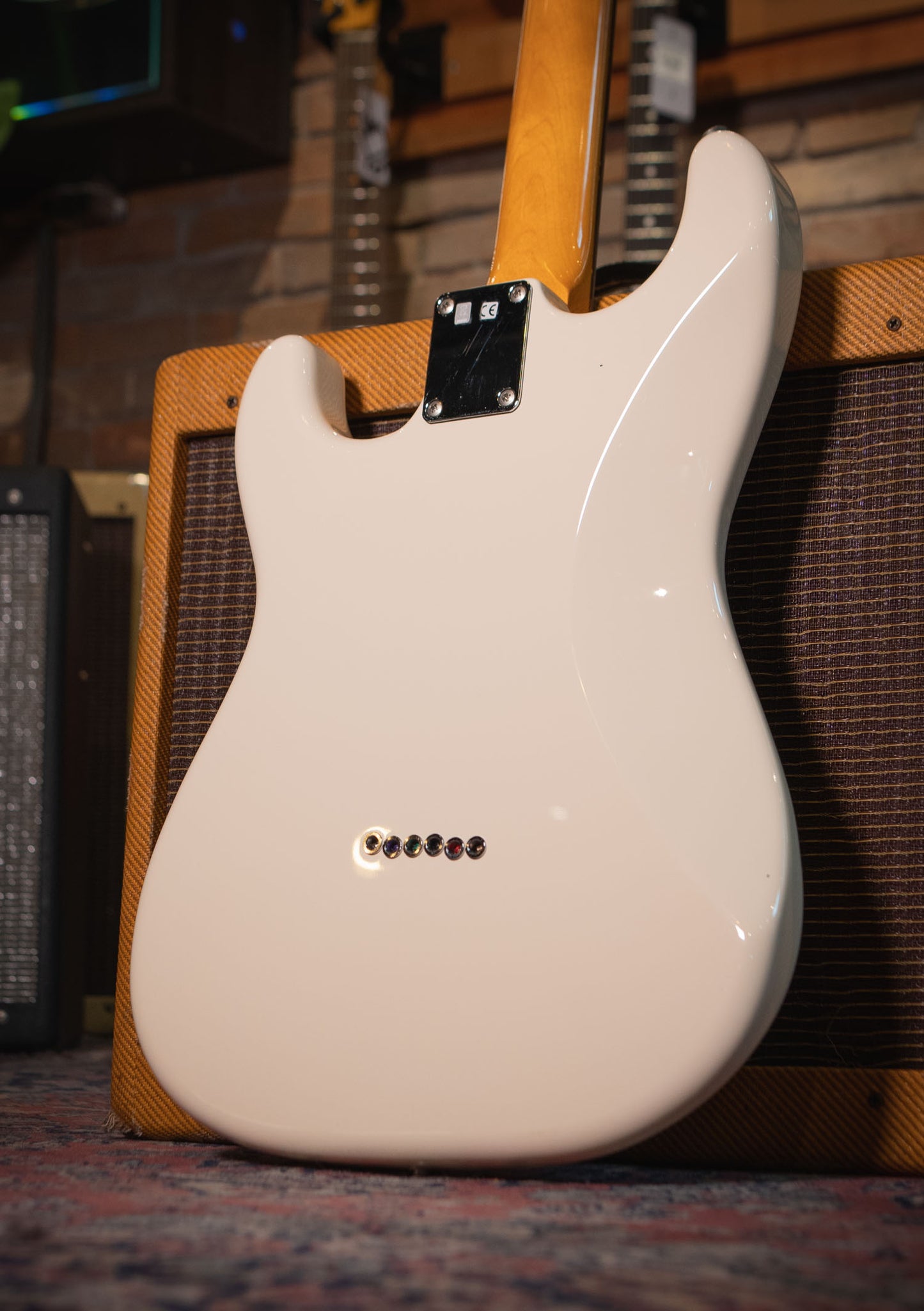 Fender FSR Traditional Stratocaster XII 12 Cuerdas Olympic White usada (incluye funda) - Guitarra eléctrica