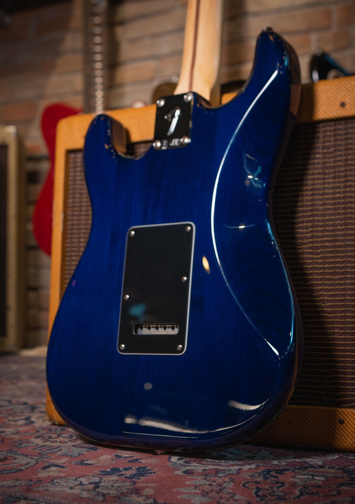 Fender Limited Edition Player Stratocaster® HSS Plus Top Blue Burst usada año 2021 (incluye funda) - Guitarra eléctrica