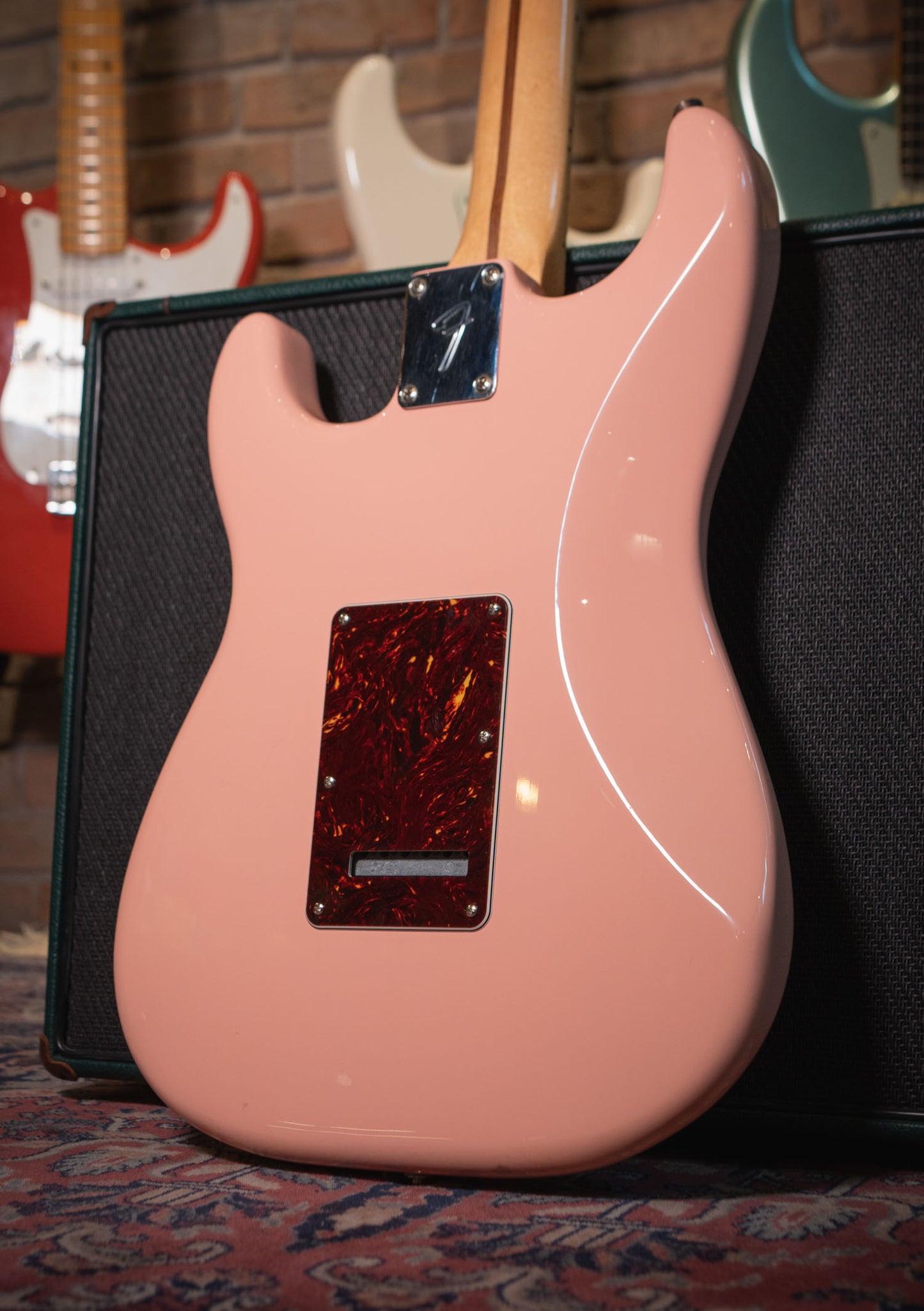 Fender Limited Edition Player Stratocaster® Shell Pink usada año 2019 (incluye funda) - Guitarra eléctrica