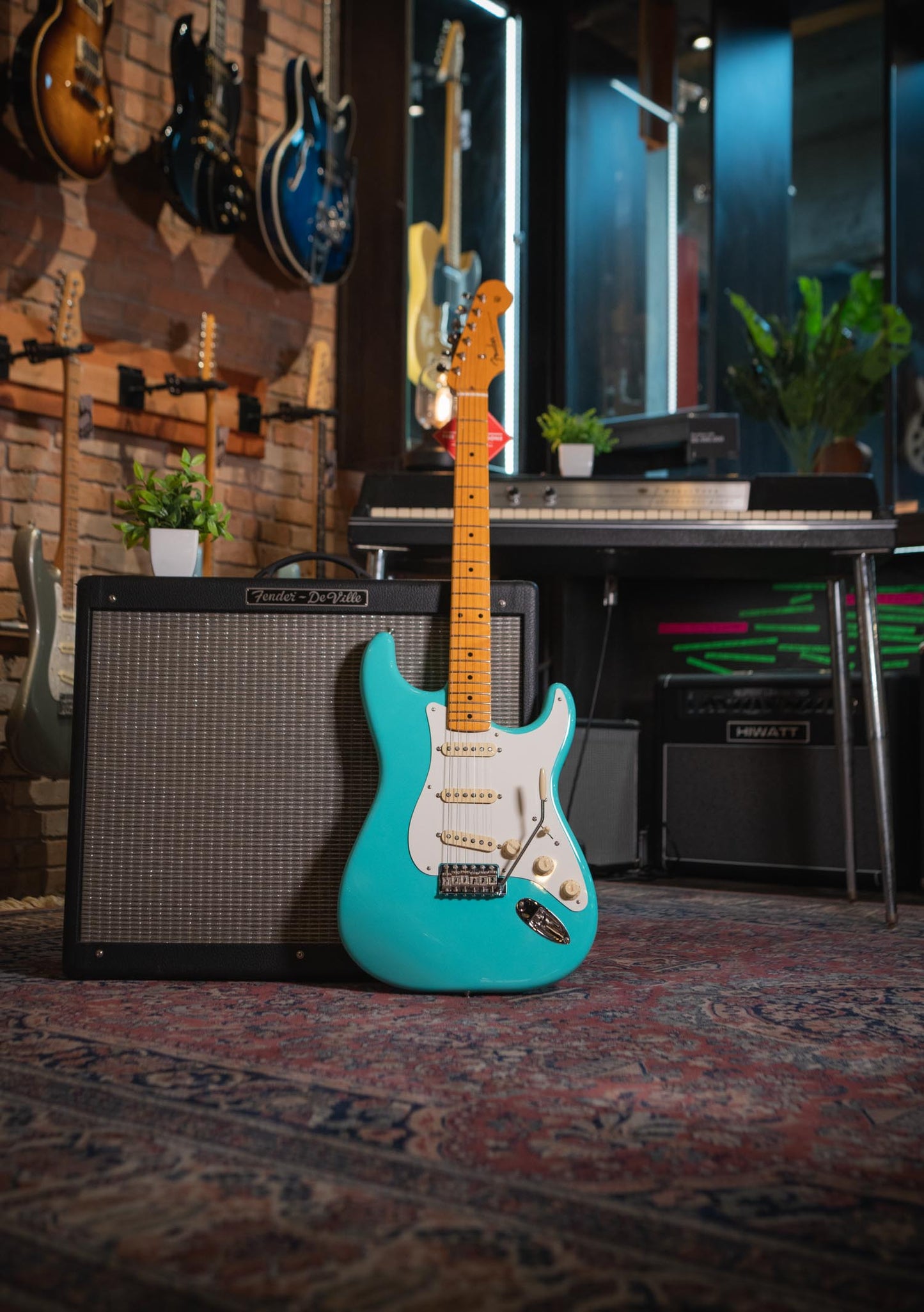 Fender American Vintage II 1957 Stratocaster Sea Foam Green año 2024 semi nueva - Guitarra eléctrica