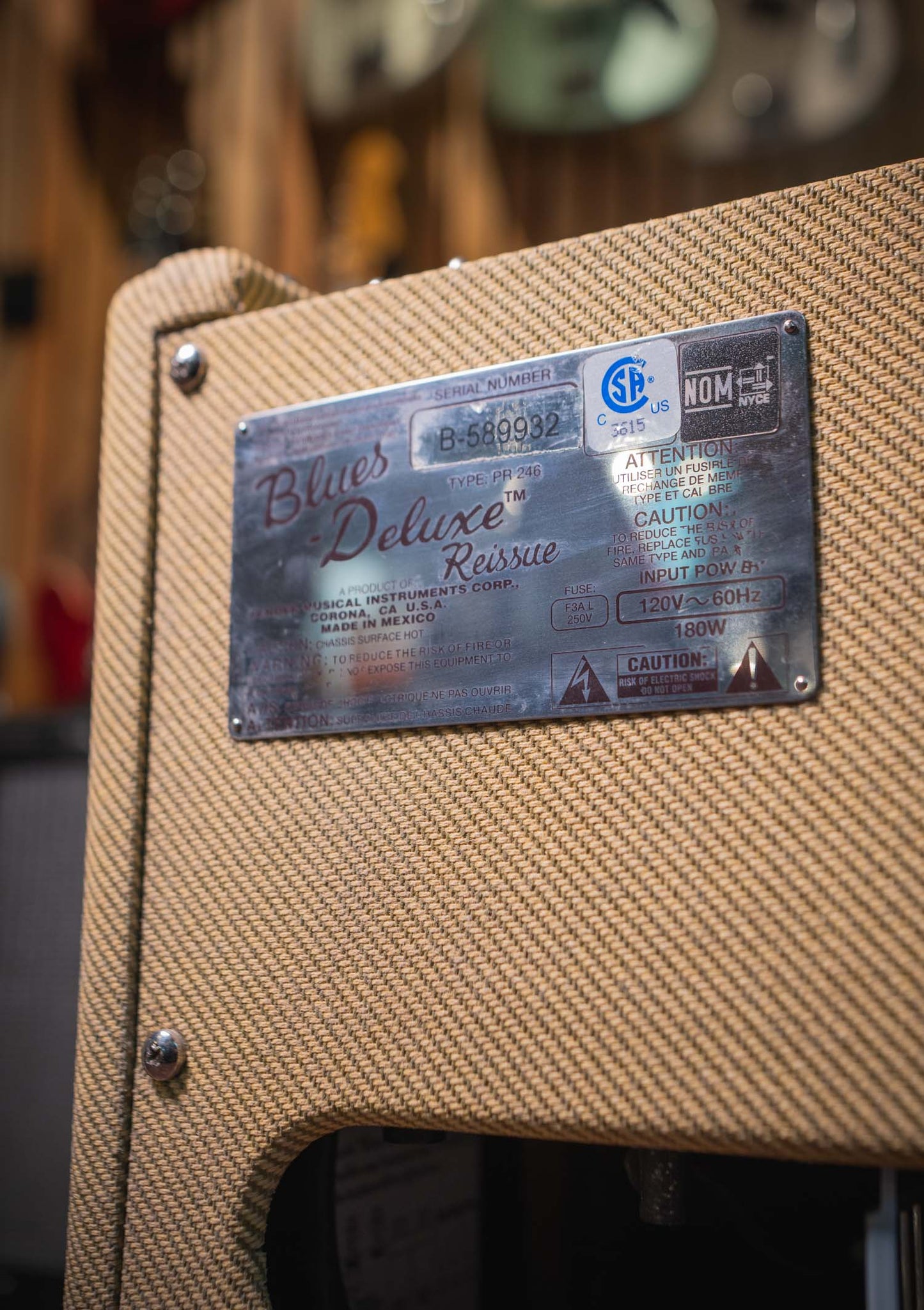 Fender Blues Deluxe Reissue Tweed usado año 2014 (incluye funda) - Amplificador de guitarra