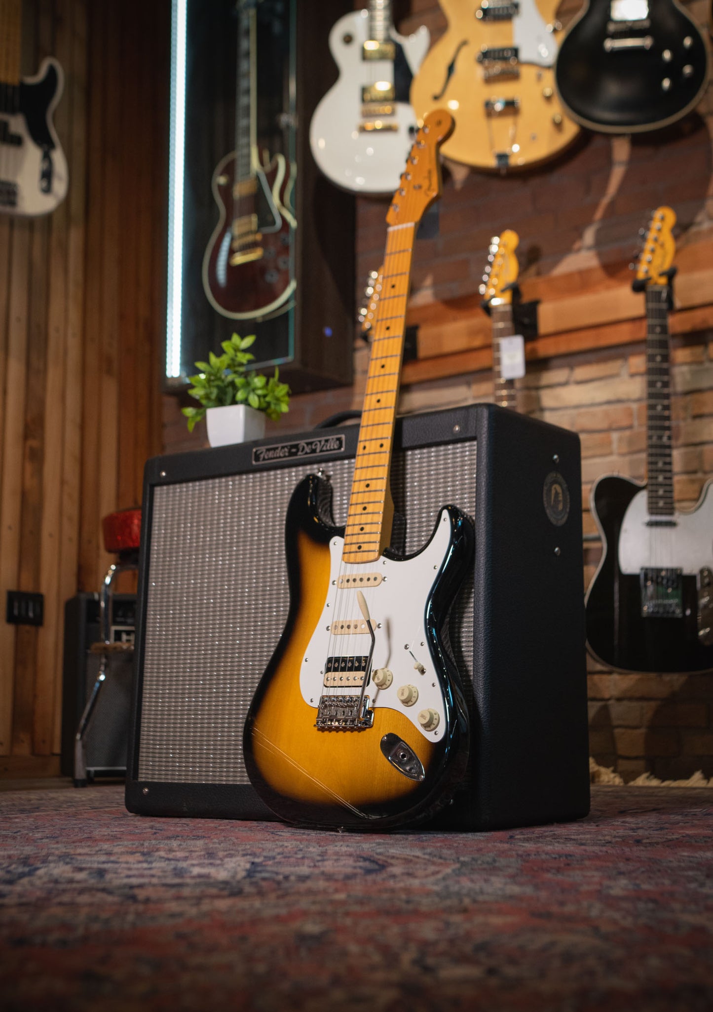 Fender JV Modified '50s Stratocaster 2 Color Sunburst made in Japan año 2023 incluye hard case - Guitarra eléctrica - usado