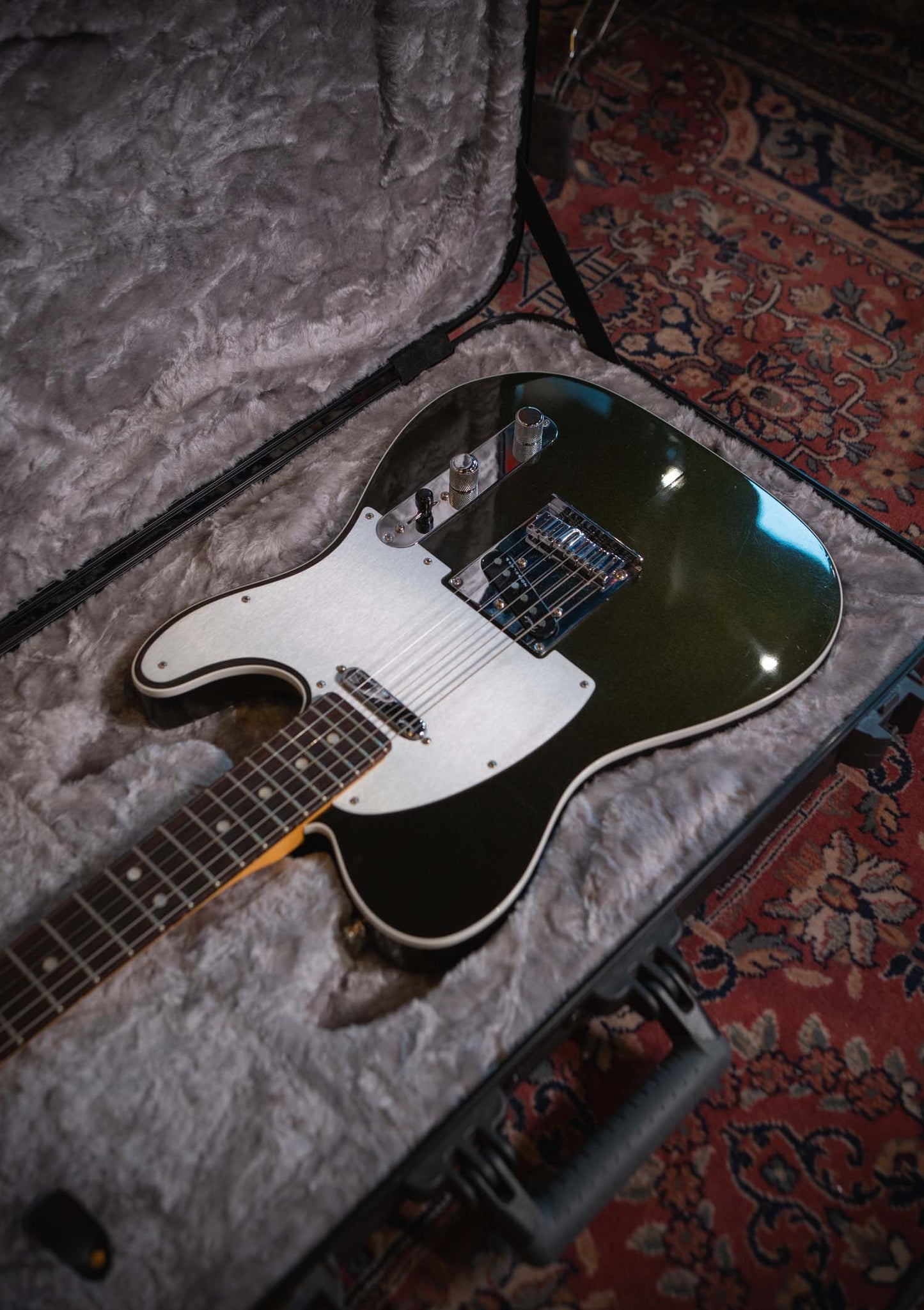 Fender American Ultra Telecaster® Texas Tea usada año 2021 - Guitarra eléctrica