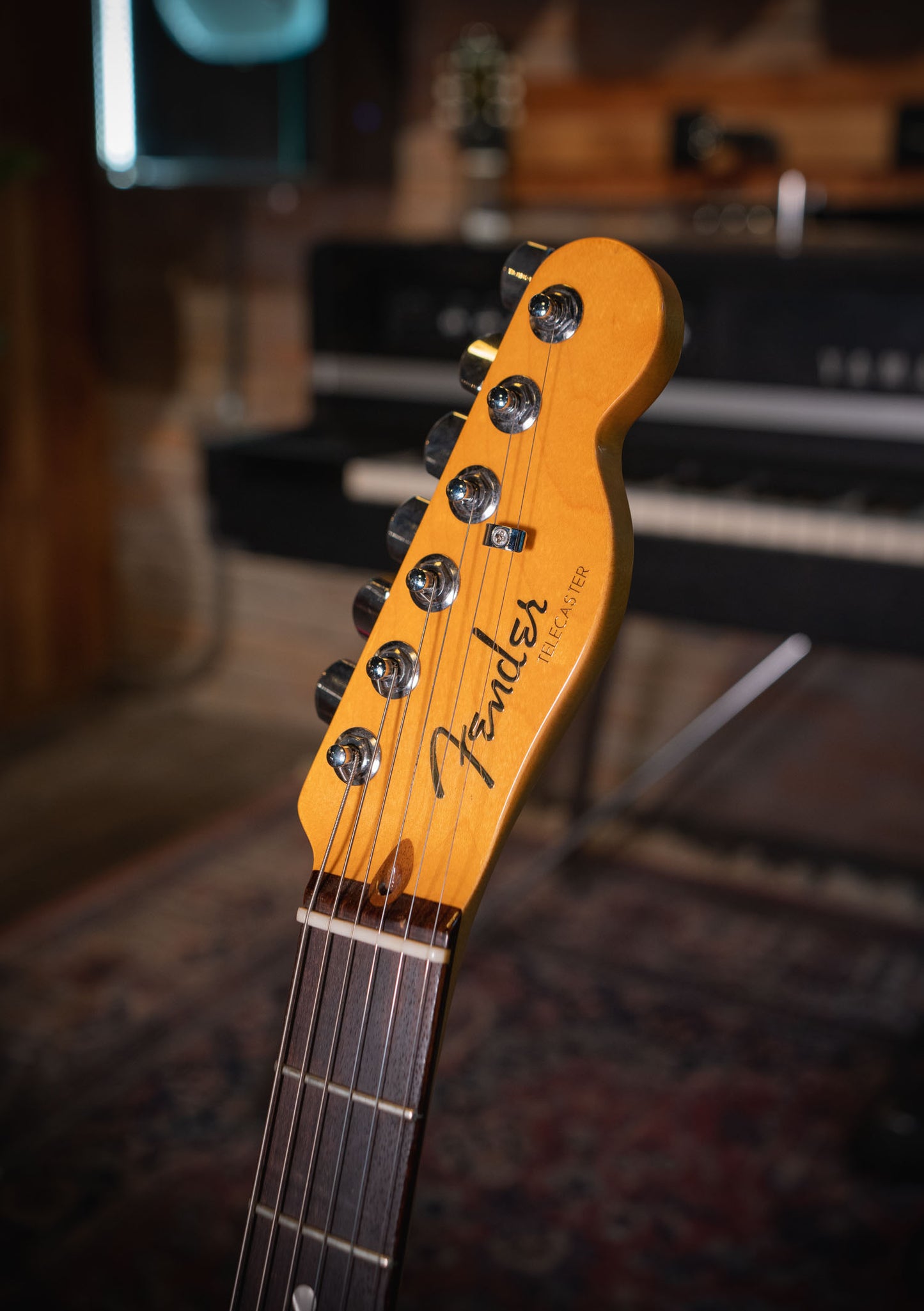 Fender American Ultra Telecaster® Texas Tea usada año 2021 - Guitarra eléctrica