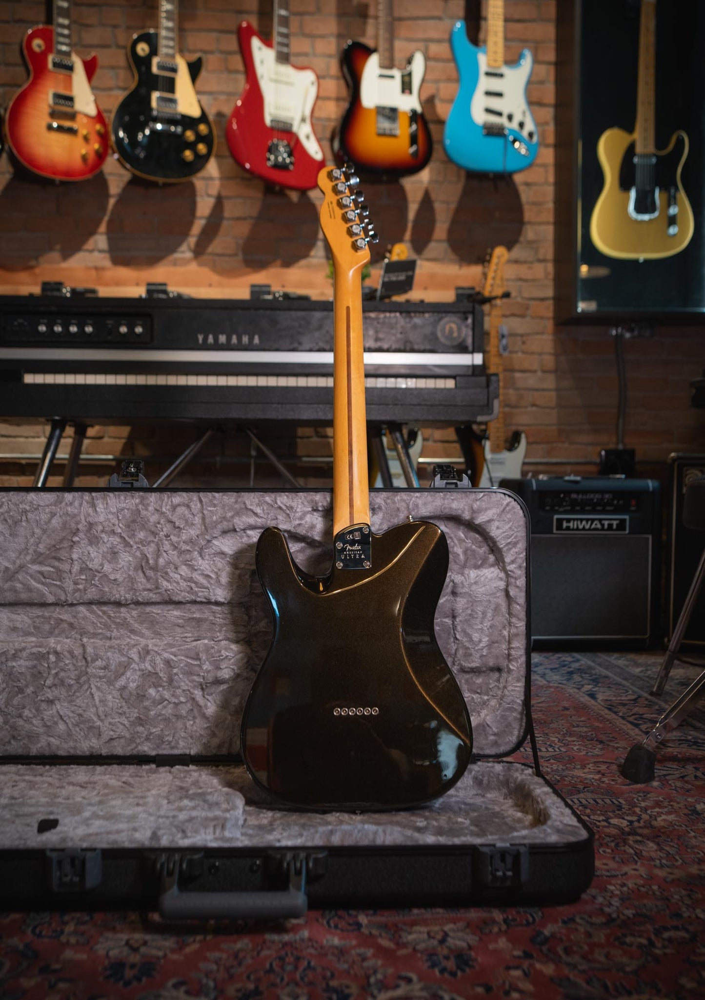 Fender American Ultra Telecaster® Texas Tea usada año 2021 - Guitarra eléctrica