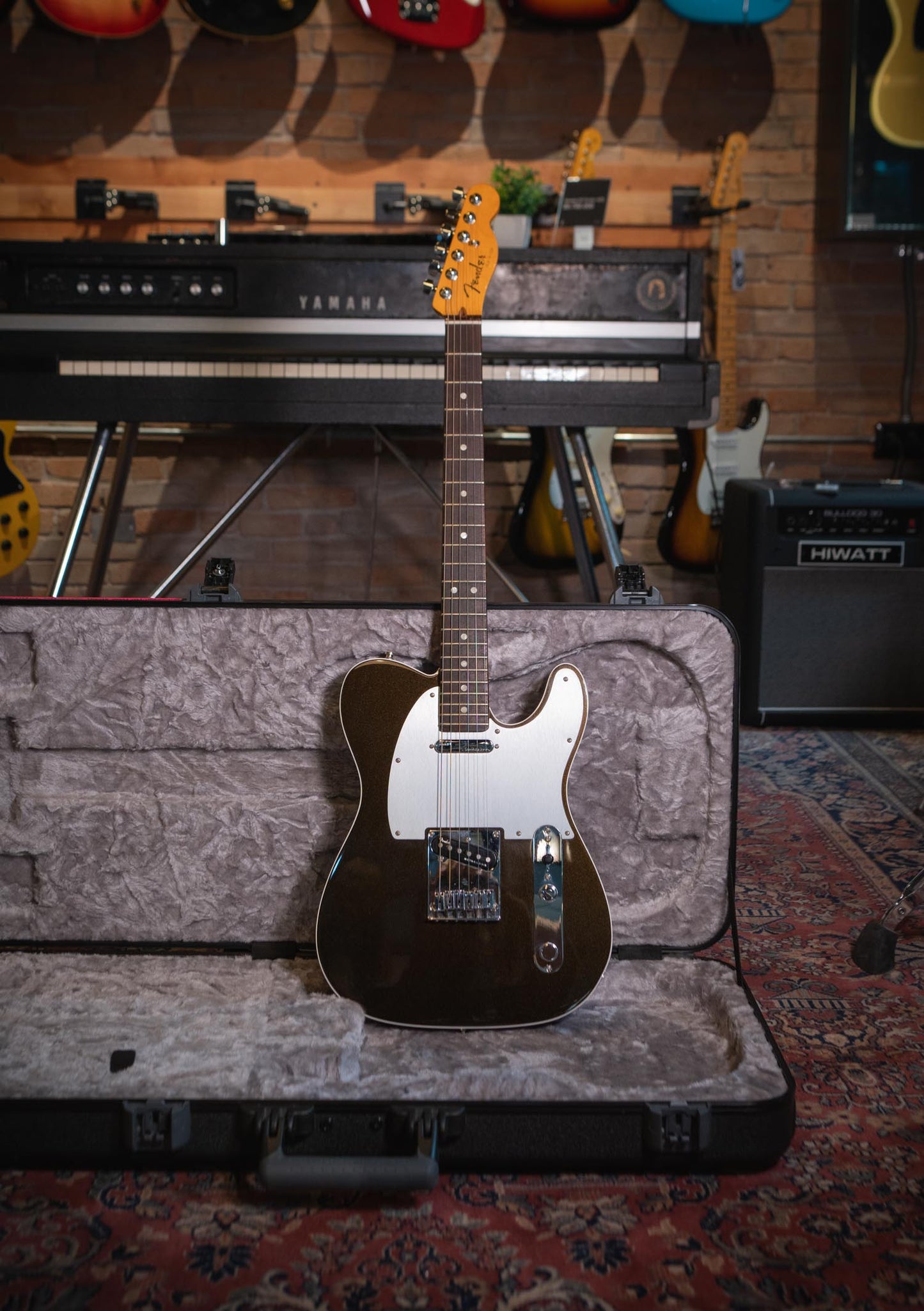 Fender American Ultra Telecaster® Texas Tea usada año 2021 - Guitarra eléctrica
