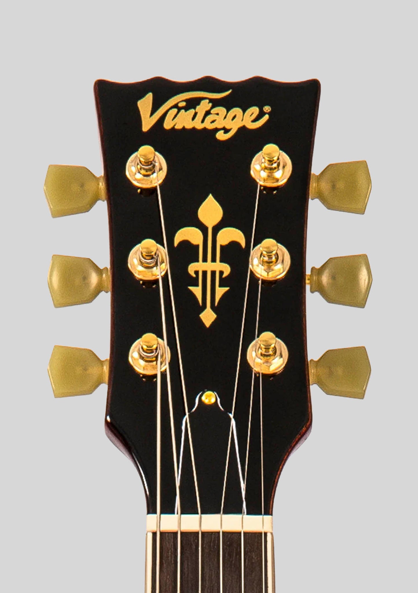 Vintage V100 Mini HB - Gold Top - Guitarra eléctrica