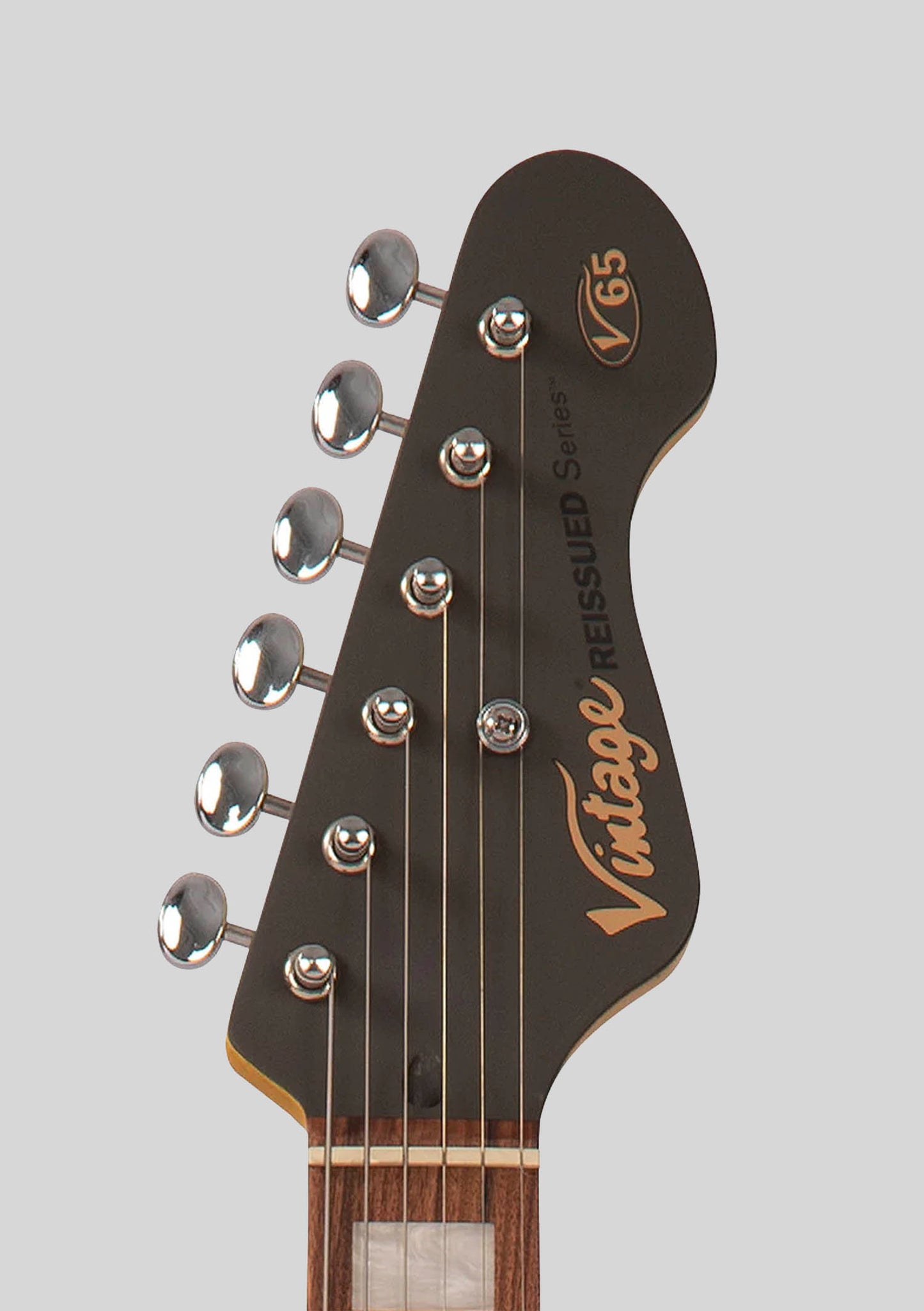 Vintage V65 Reissud - Satin Grey - Guitarra eléctrica