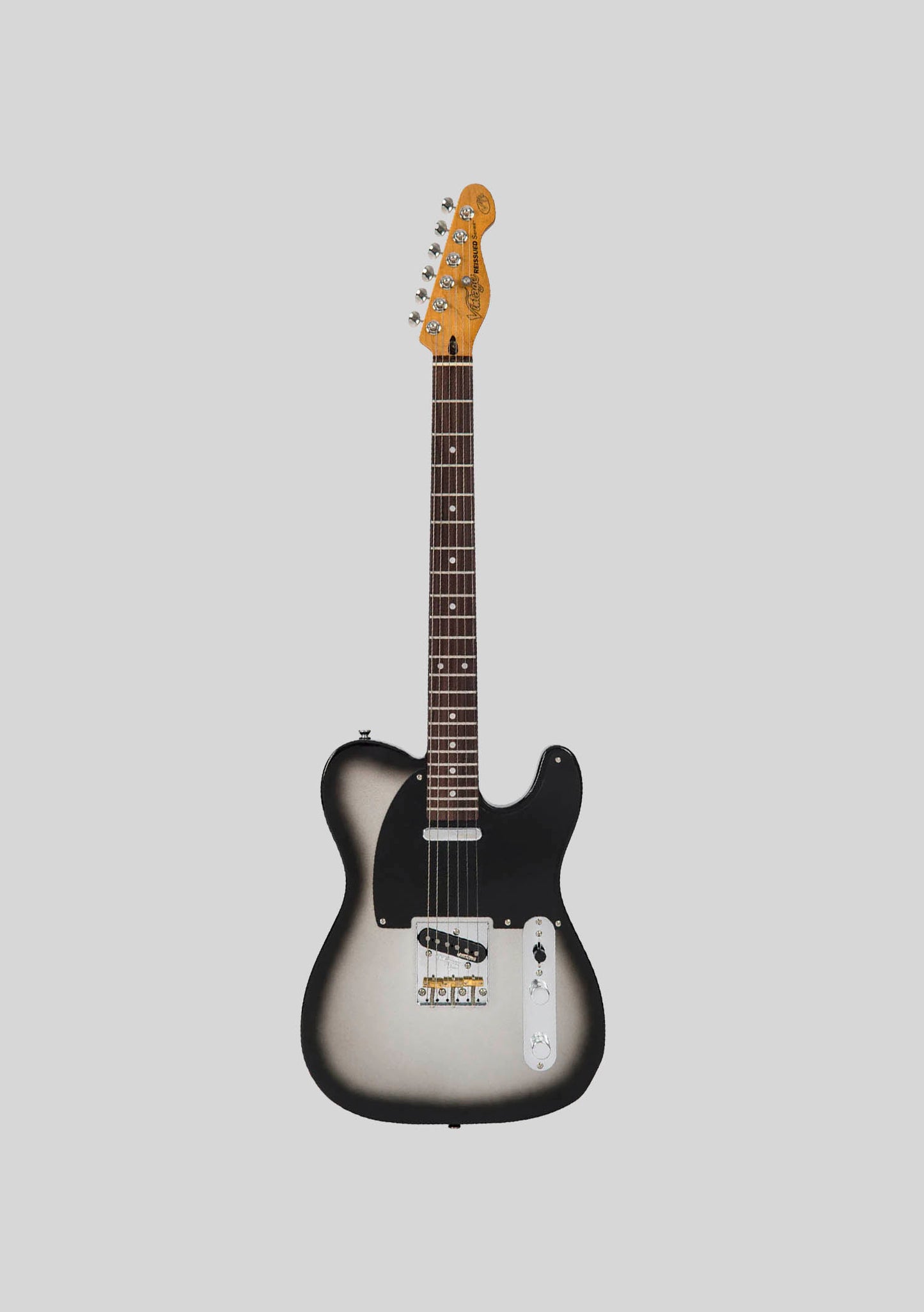 Vintage V75 - Silver Burst - Guitarra eléctrica