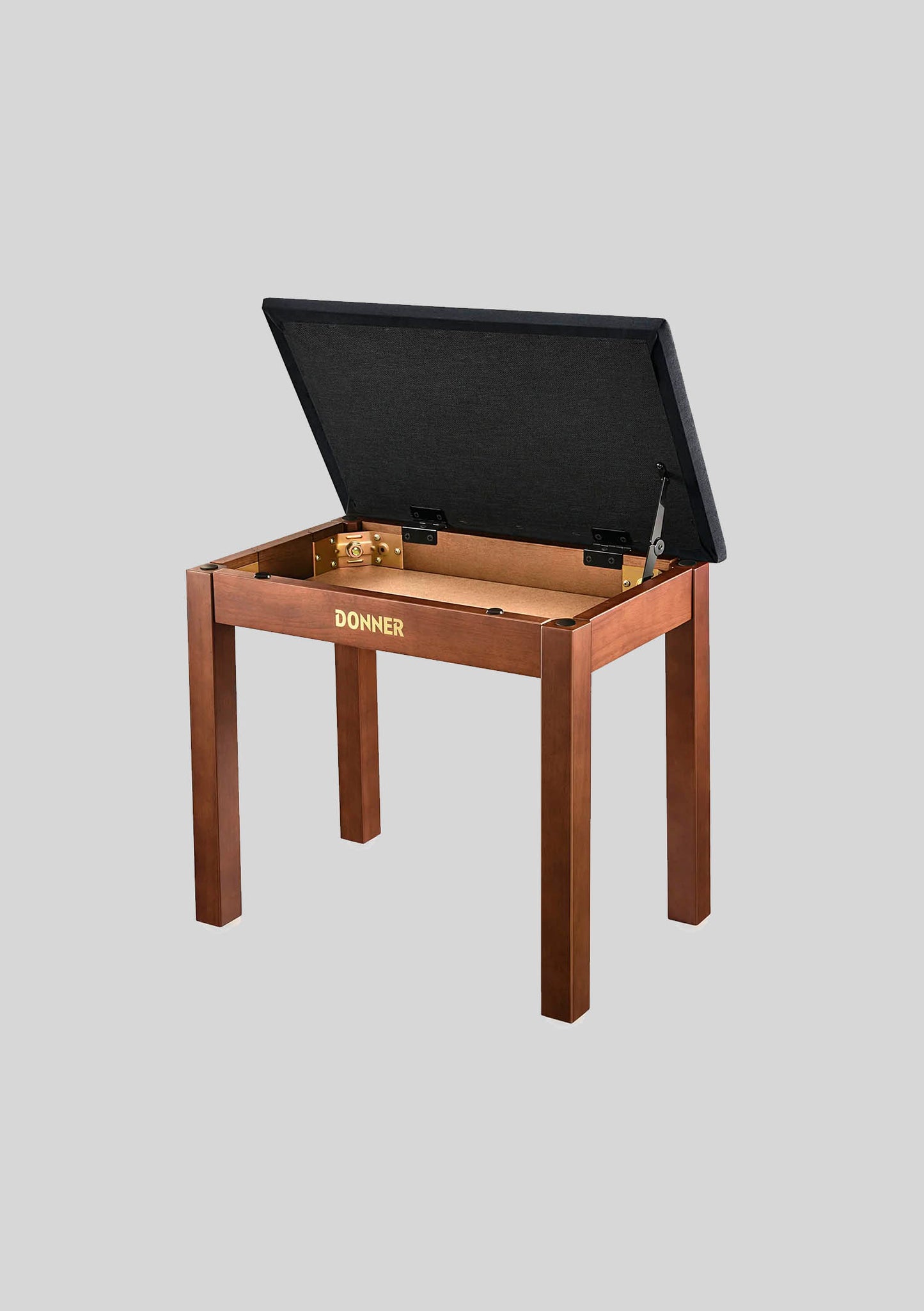 Banqueta para piano Donner color marrón DKB-10