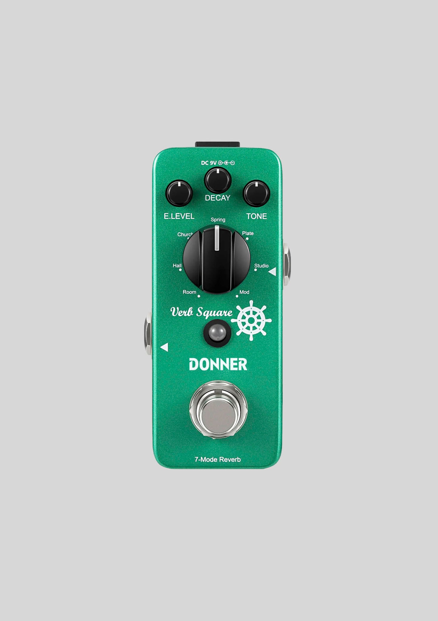 Pedal de FX Reverb Donner 7 modos 'Verb Square'