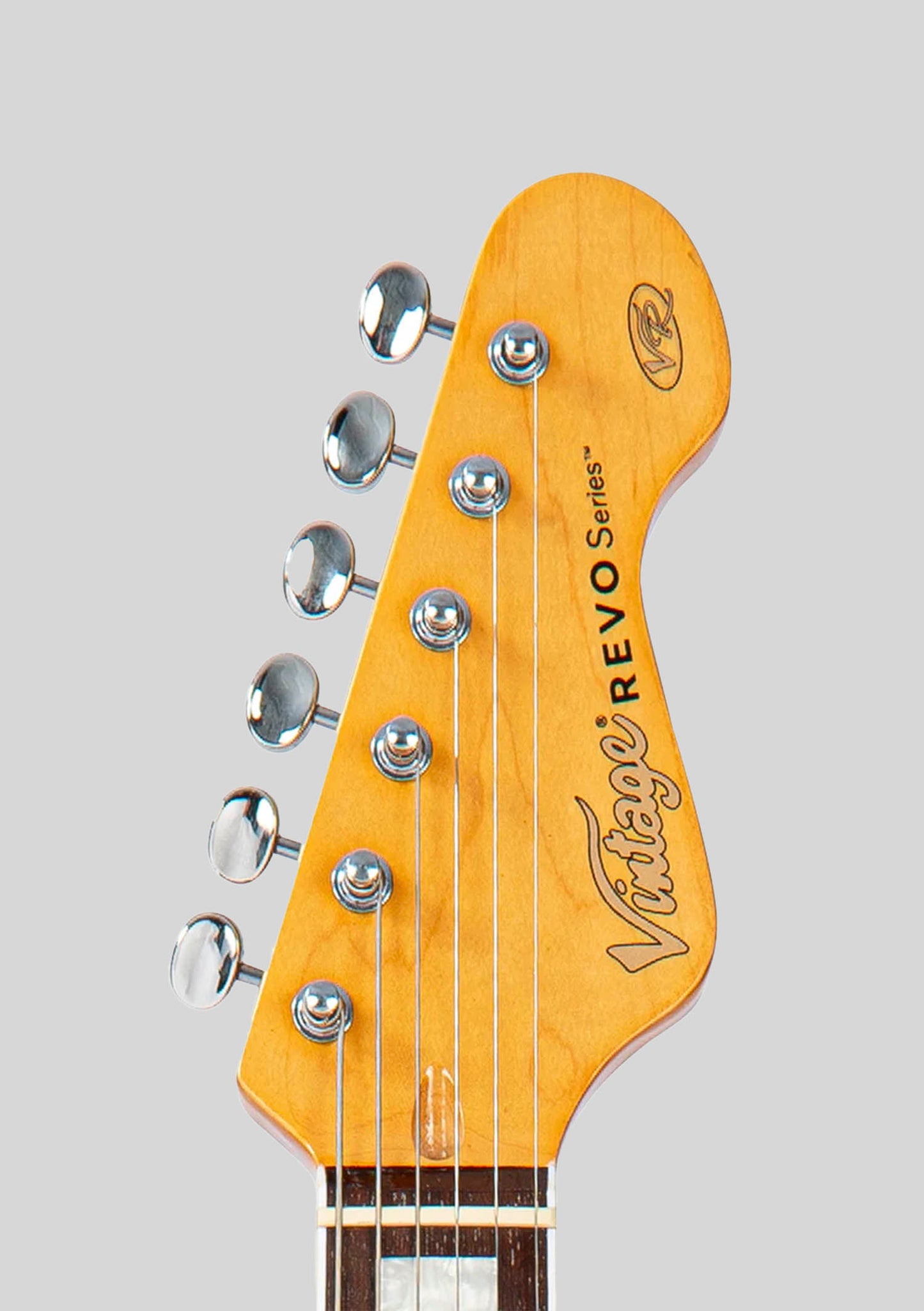 Vintage Revo Series Surfmaster Quad - Firenza Red - Guitarra eléctrica