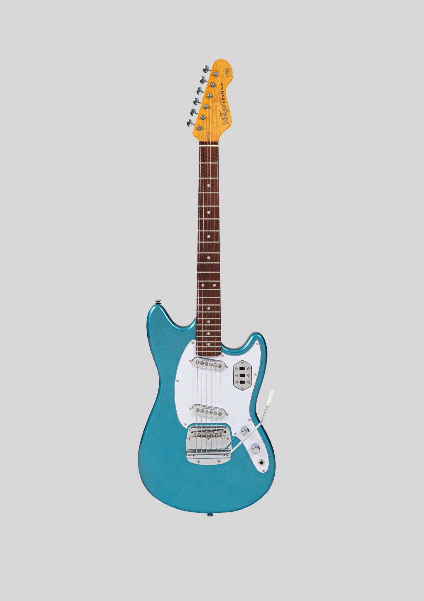 Vintage Revo Series Colt SS Twin - Baywin Blue - Guitarra eléctrica